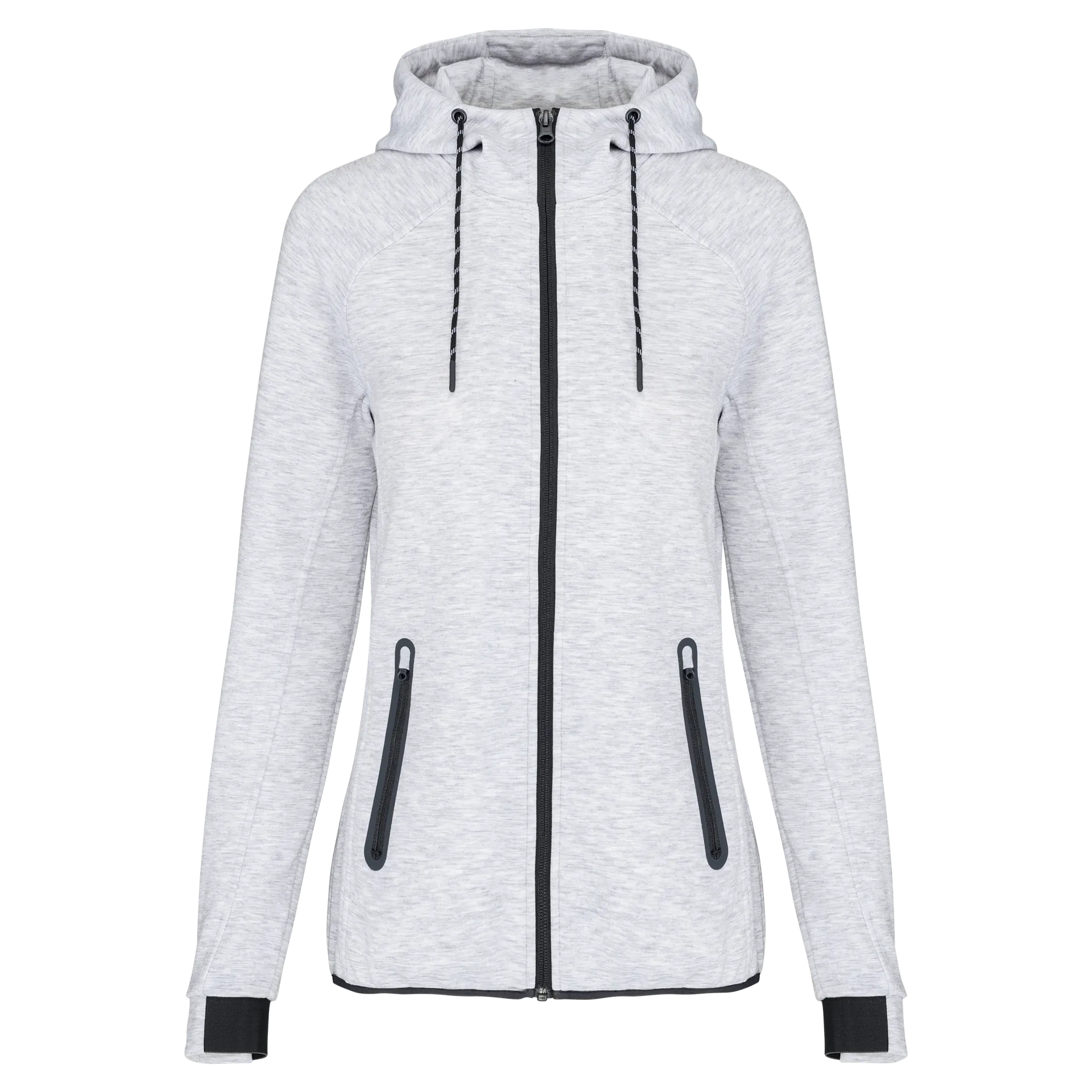 Damen-Funktions- performance Kapuzenjacke