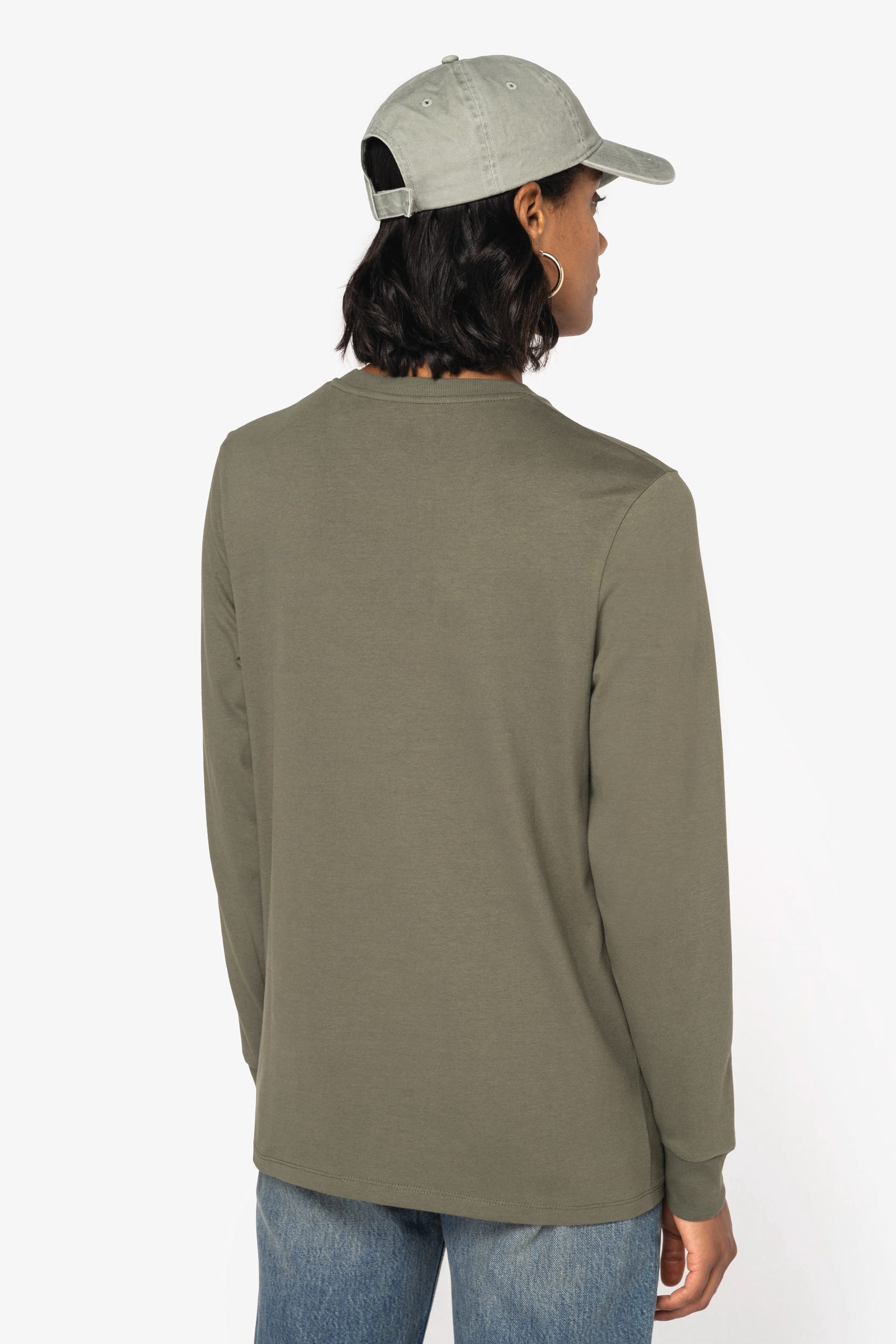 Umweltfreundliches Unisex-T-Shirt mit langen Ärmeln