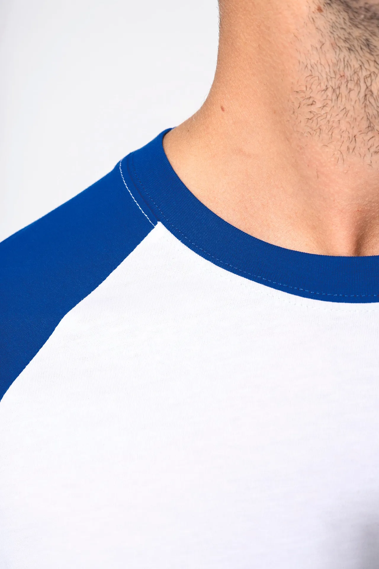 Baseball-Shirt, zweifarbig