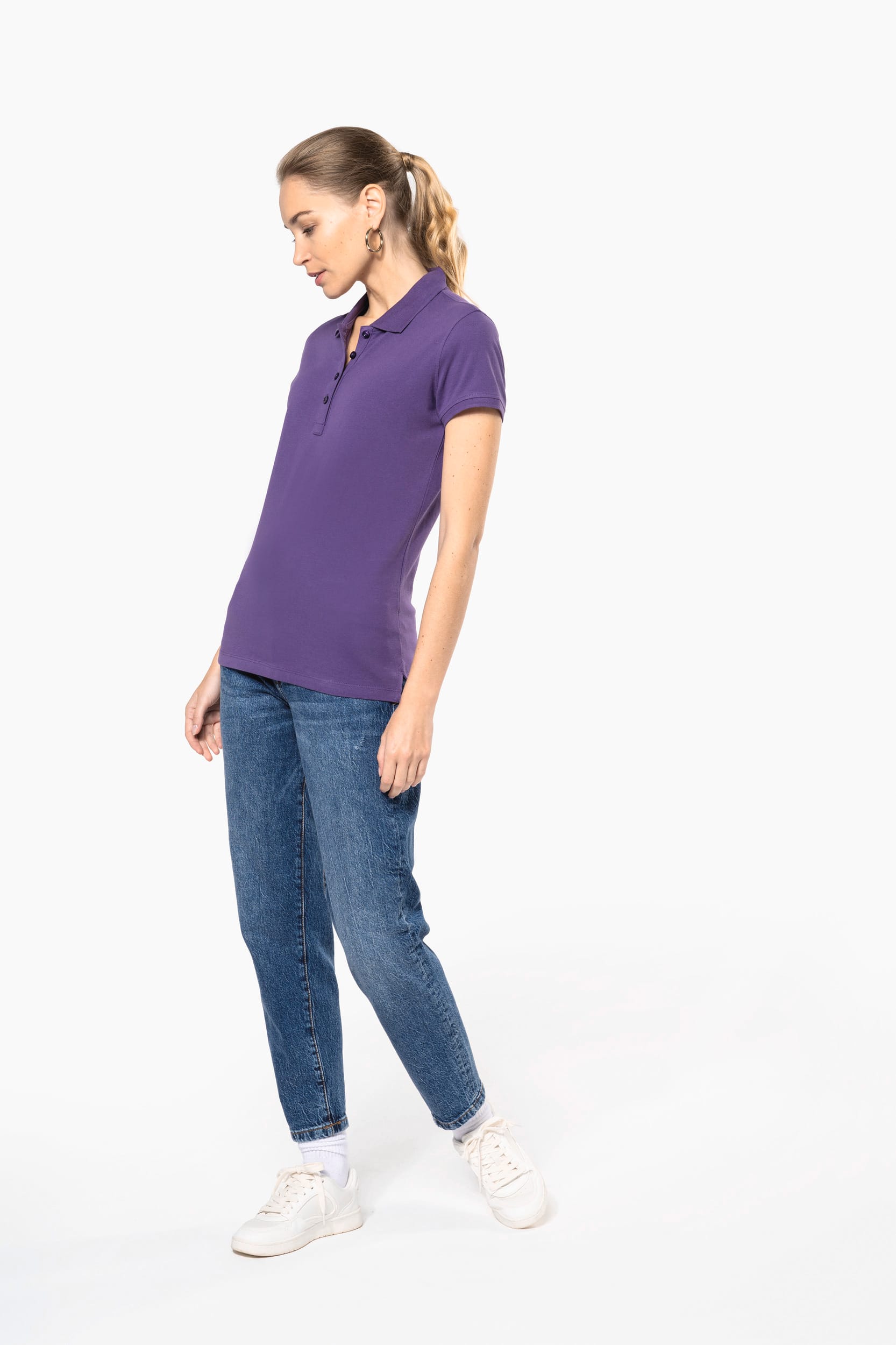 Damen Kurzarm-Poloshirt. Baumwollpiqué. Damen Kurzarm-Poloshirt. Baumwollpiqué.