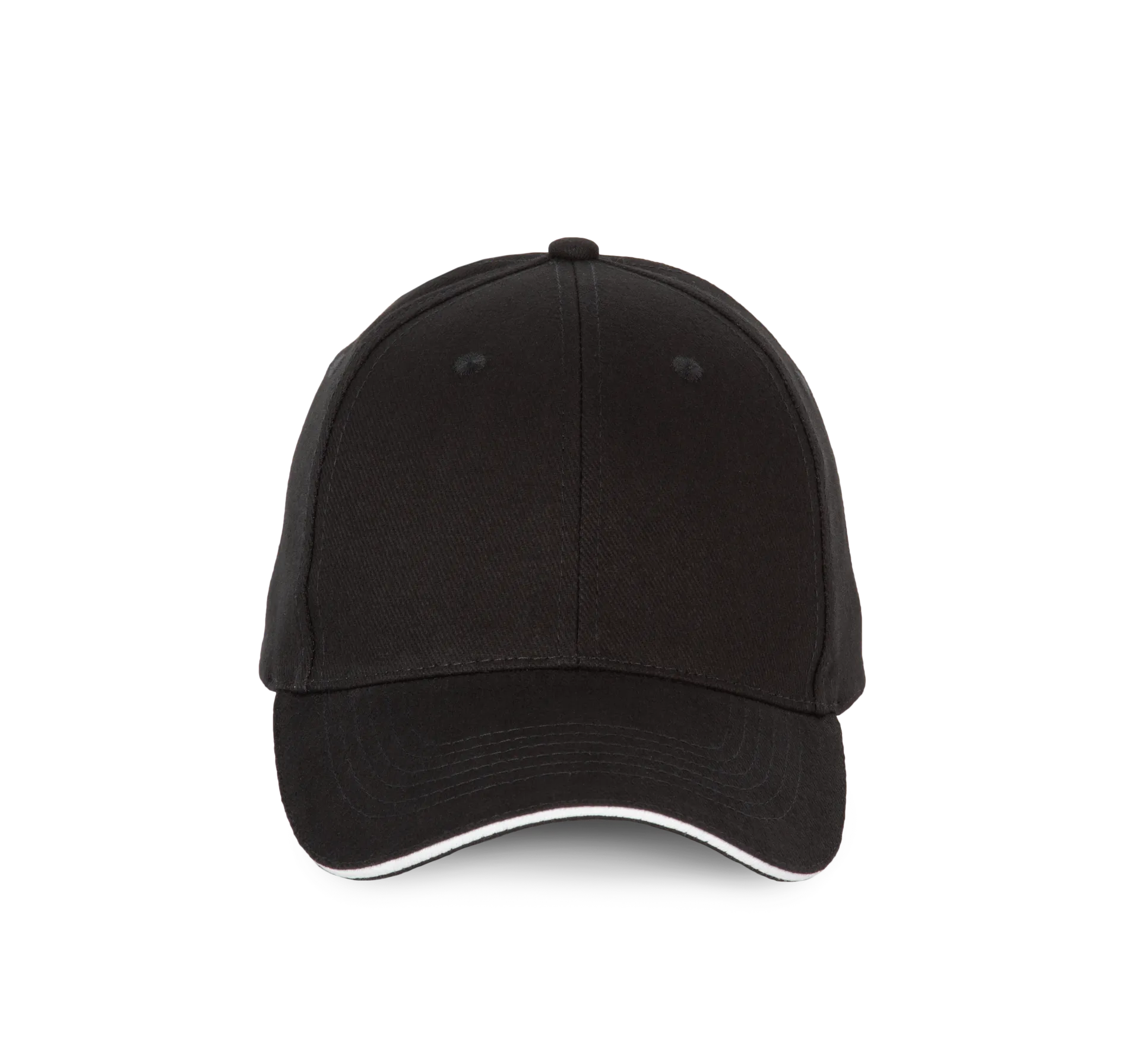 6-Panel-Kappe mit Kontrast-Sandwichschirm