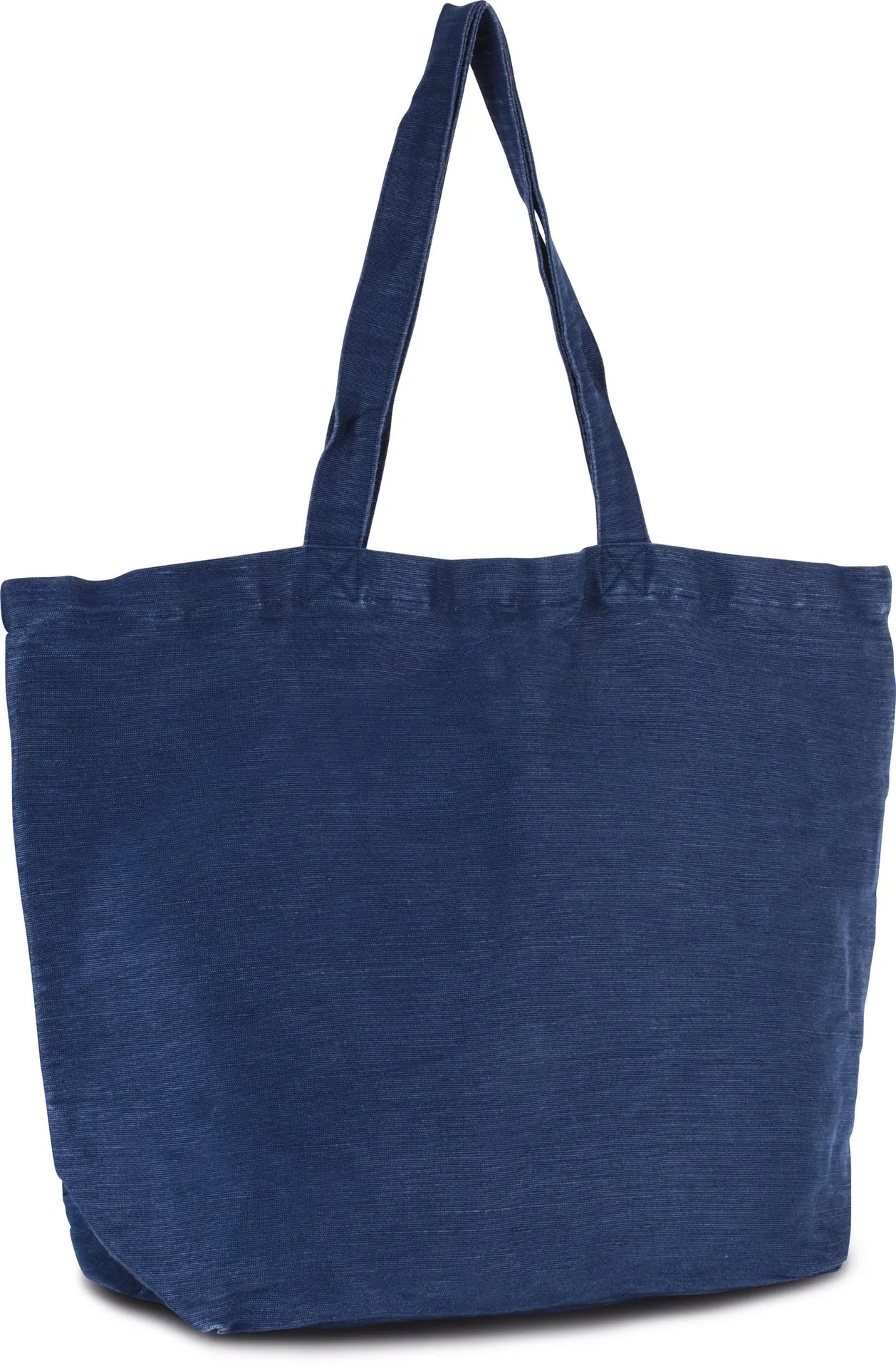 Große Jute-Baumwoll-Tasche mit Innenfutter