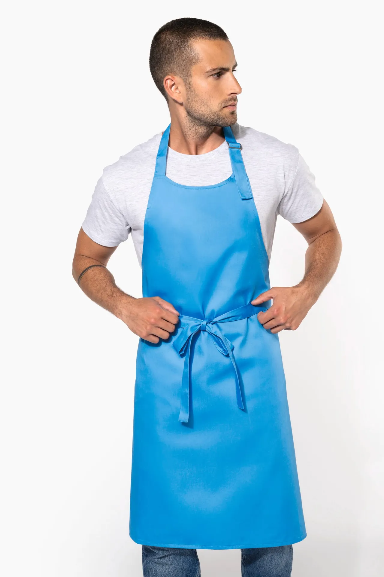 Schürze aus mischgewebe ohne Tasche