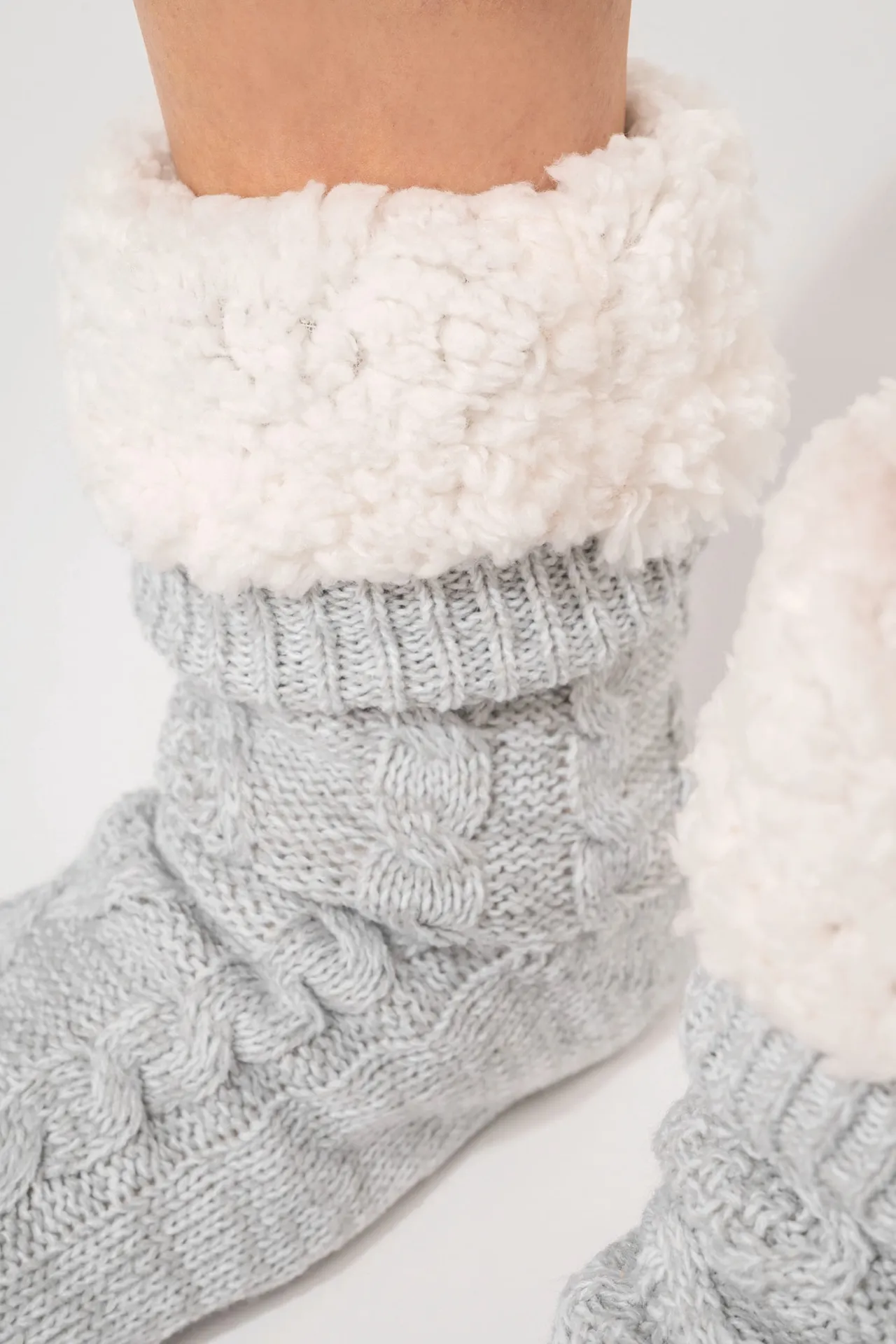 Lounge-Socke mit Sherpafutter