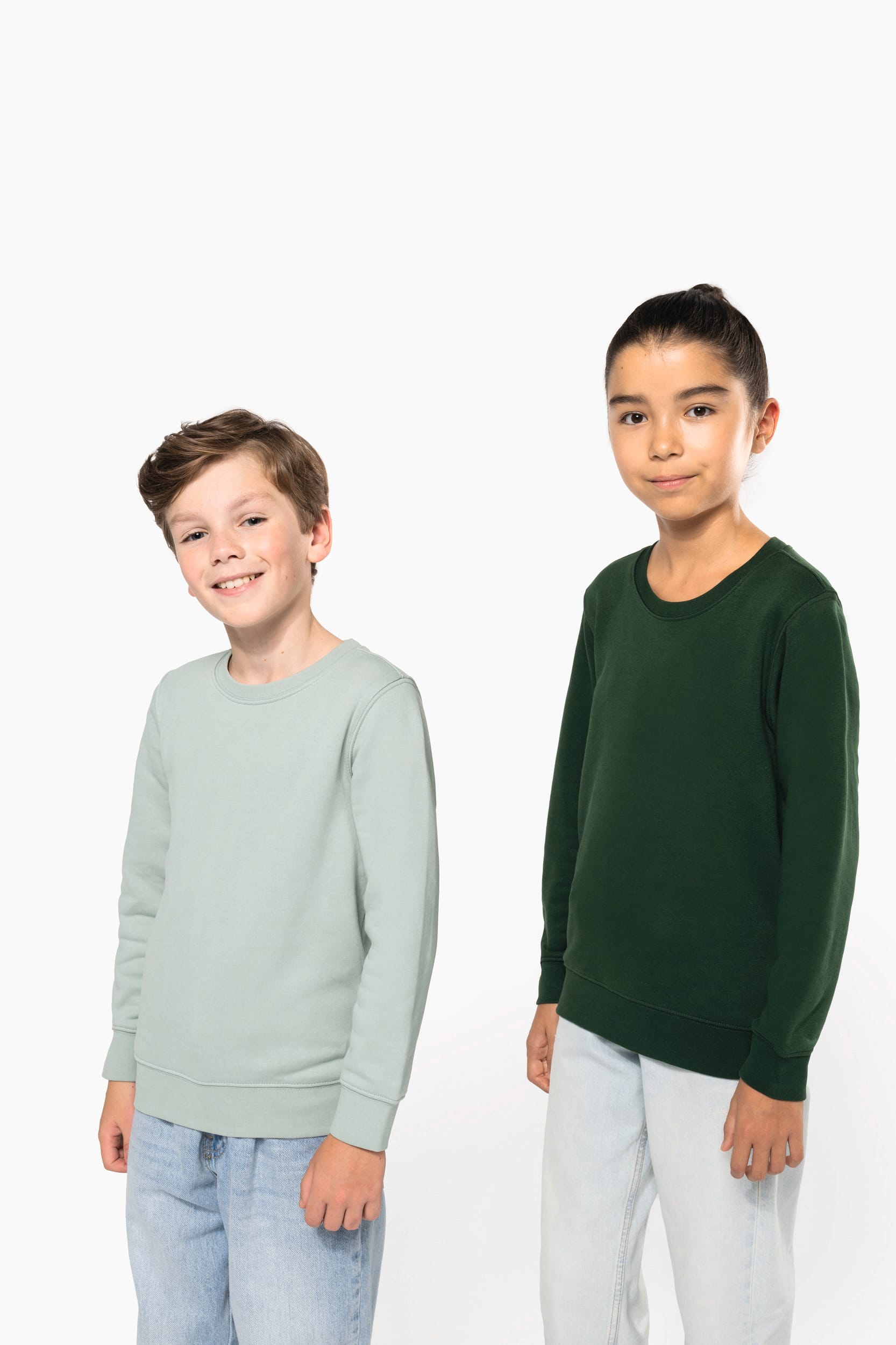 Umweltfreundliches Sweatshirt mit Rundhalsausschnitt für Kinder