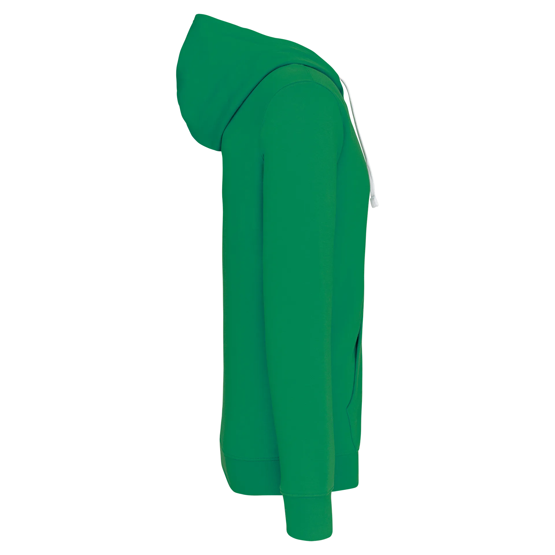 HERREN-KAPUZENSWEATSHIRT BICOLOR mit Reißverschluss