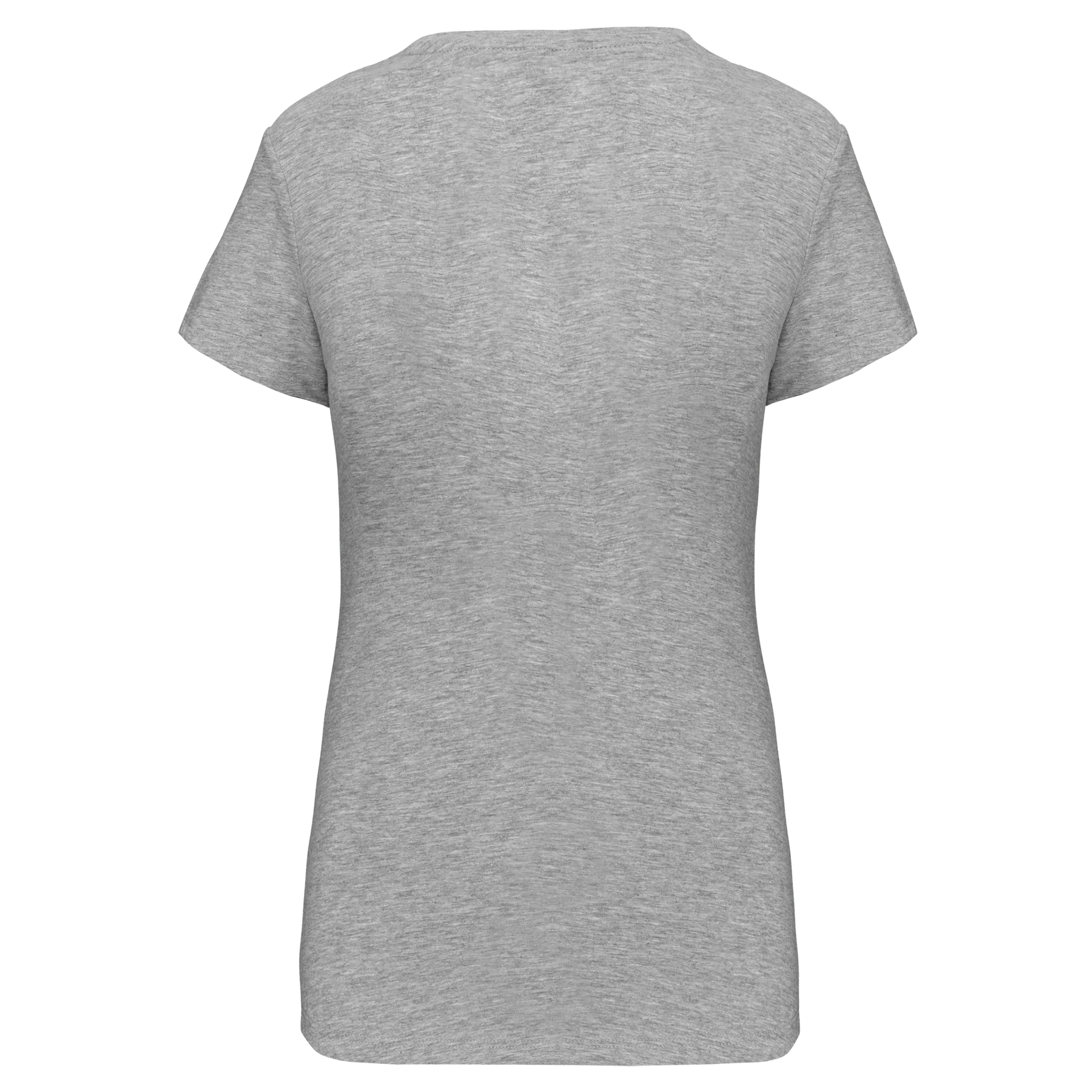 Kurzarm-Damen-T-Shirt mit V-Ausschnitt