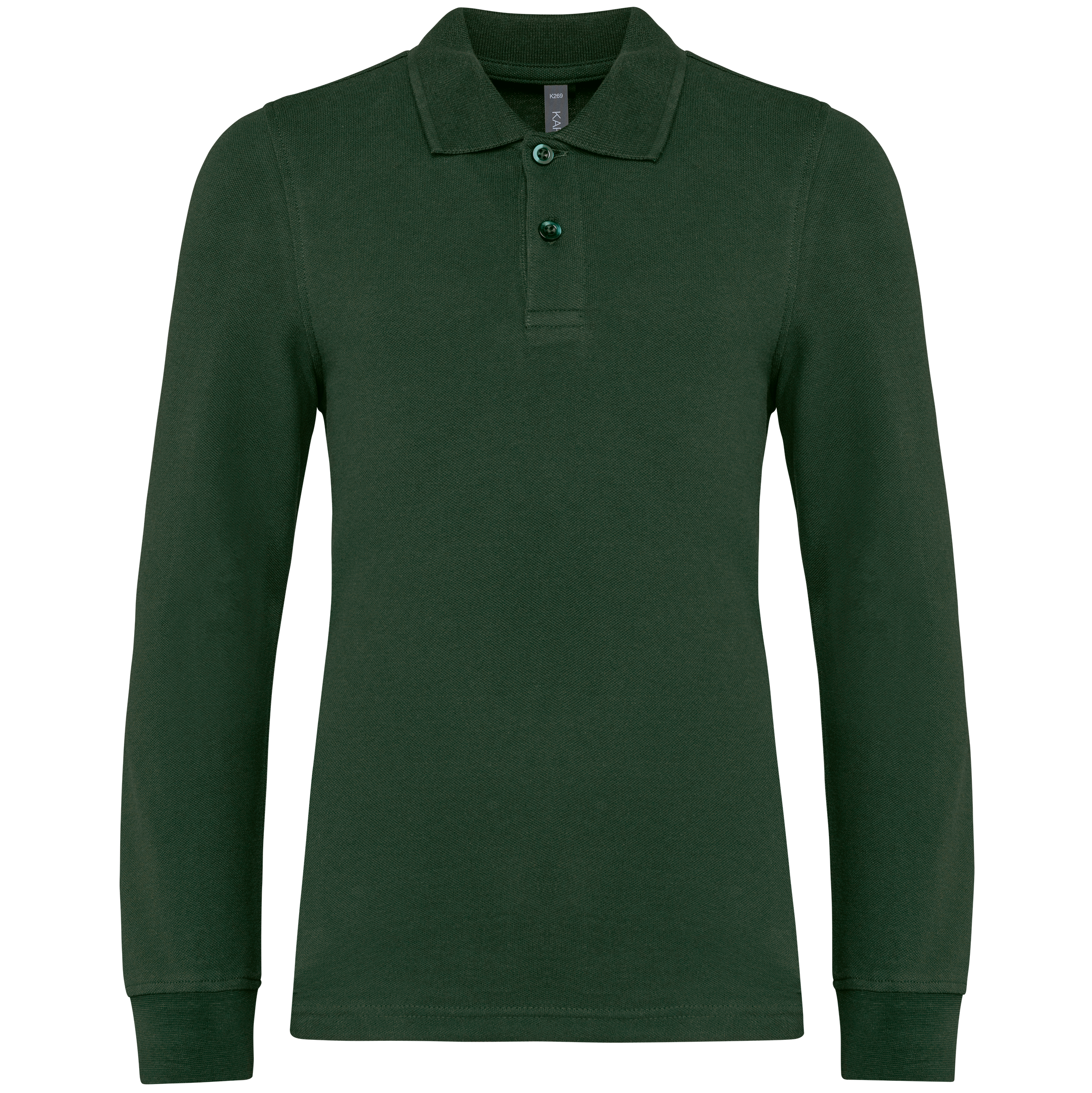 Polohemd mit langen Ärmeln für Kinder.