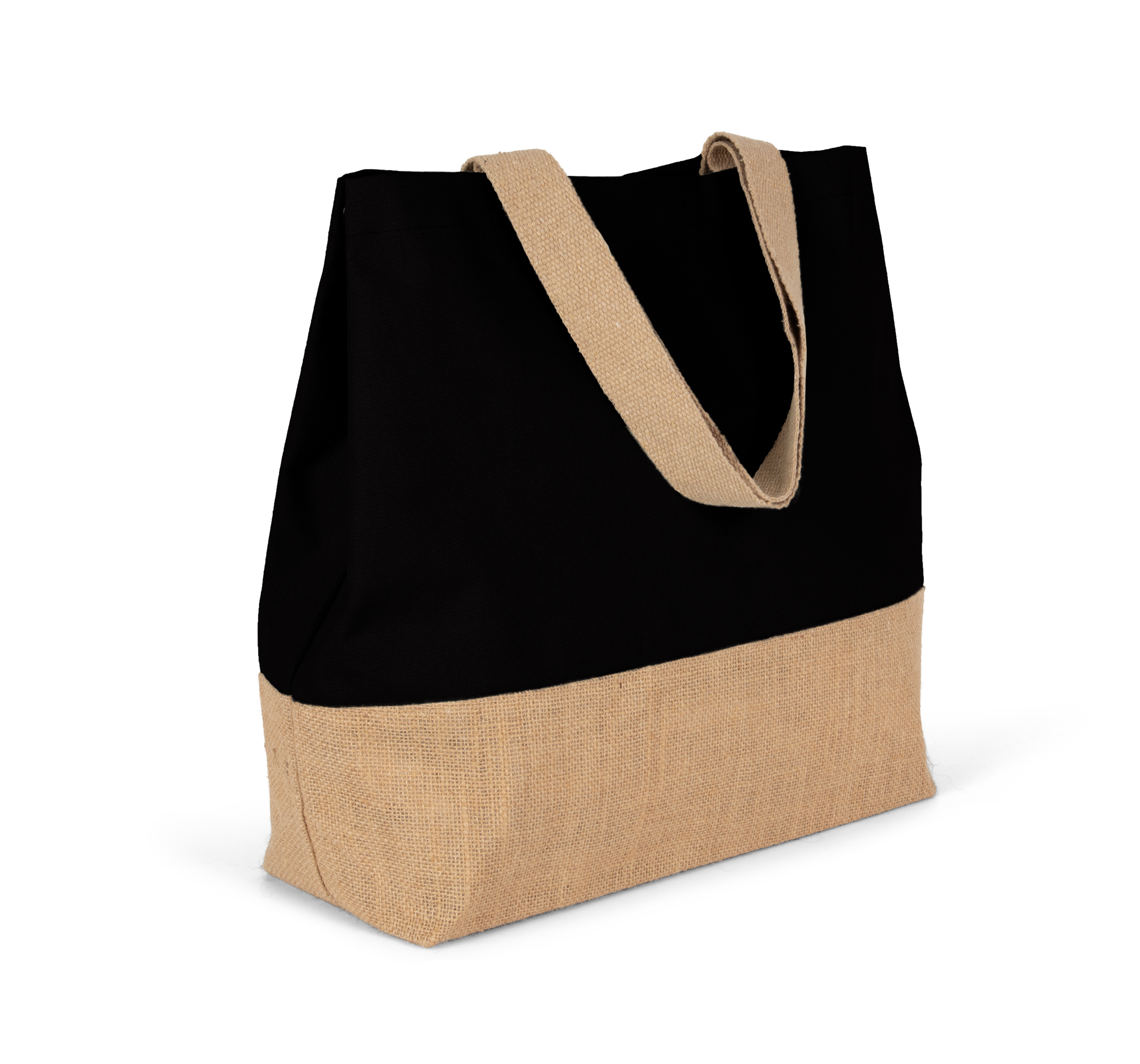 Baumwolltuch-Jute-Shoppingtasche