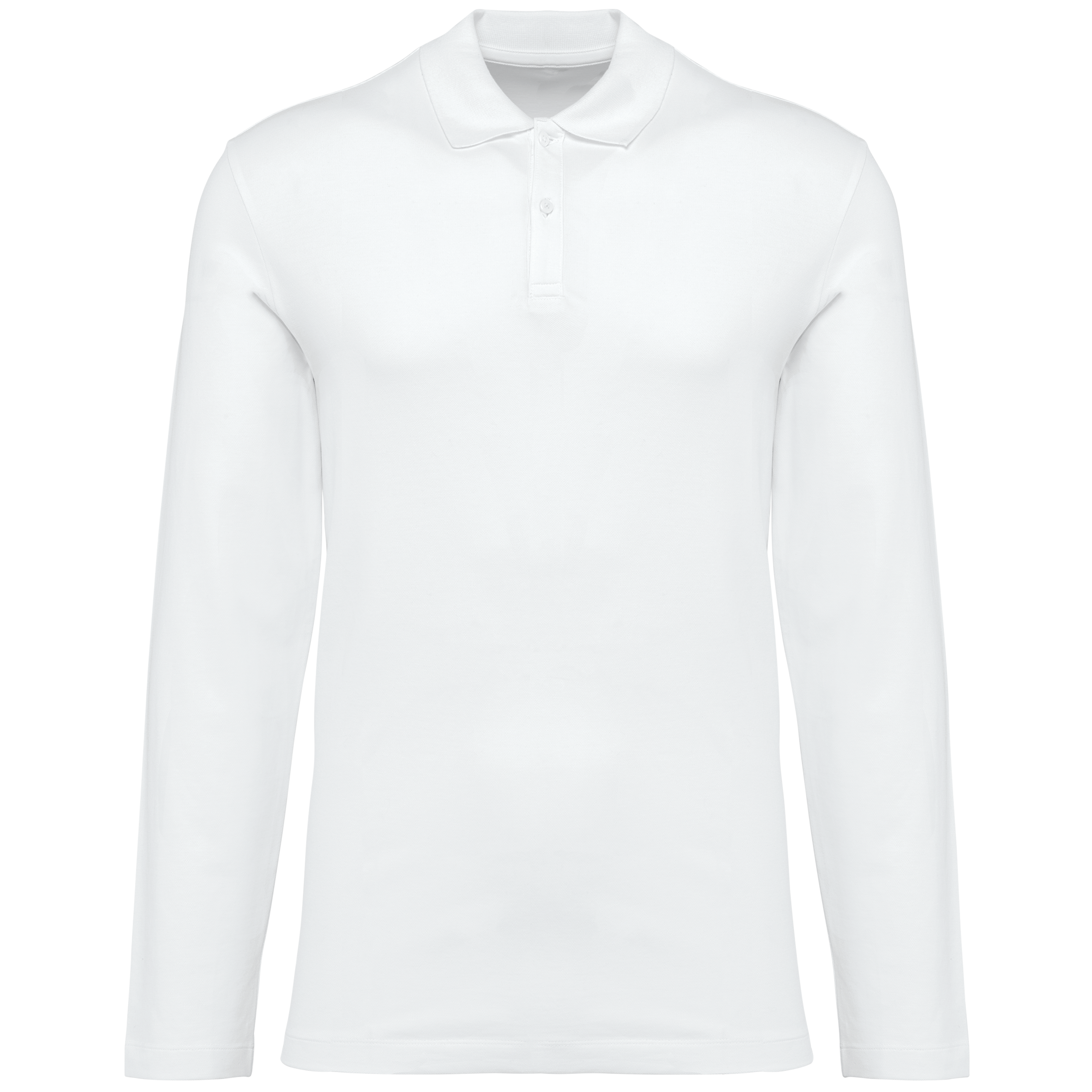 Supima® Herren-Polohemd mit langen Ärmeln