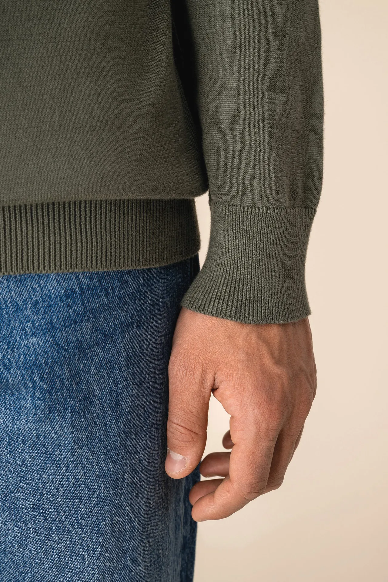 Umweltfreundliches Polohemd mit langen Ärmeln für Herren