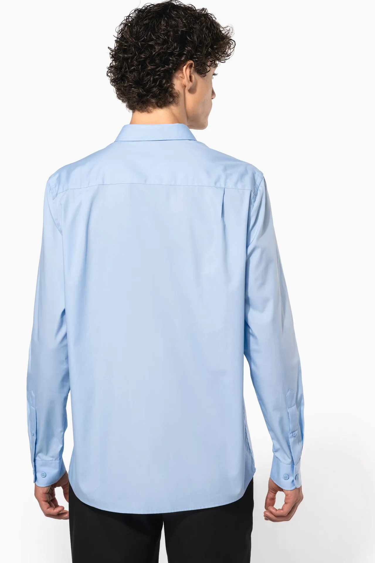 Herren Popelinehemd Langarm