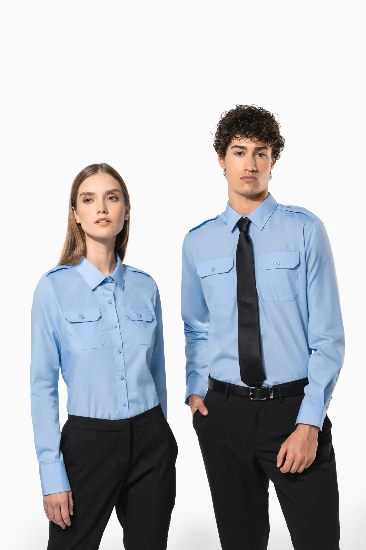 Langarm-Pilotenhemd für Herren