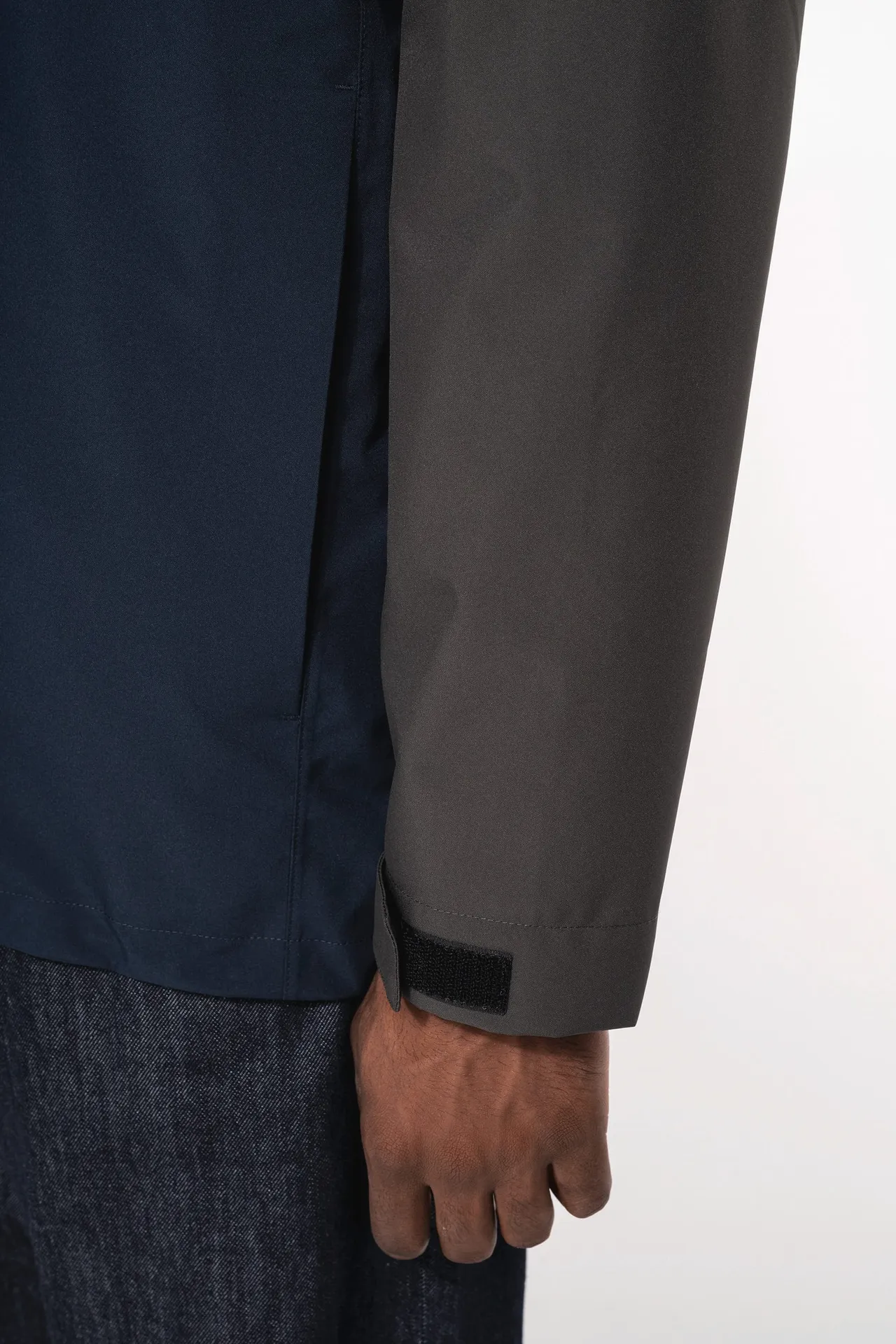 Wasserdichter 3-in-1-Unisex-Parka mit zweifarbiger Kapuze