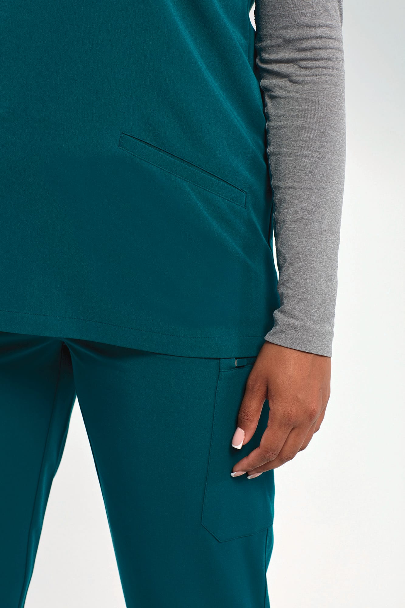 Tunika mit Stretchanteil und kurzen Ärmeln, Damen Tunika mit Stretchanteil und kurzen Ärmeln, Damen