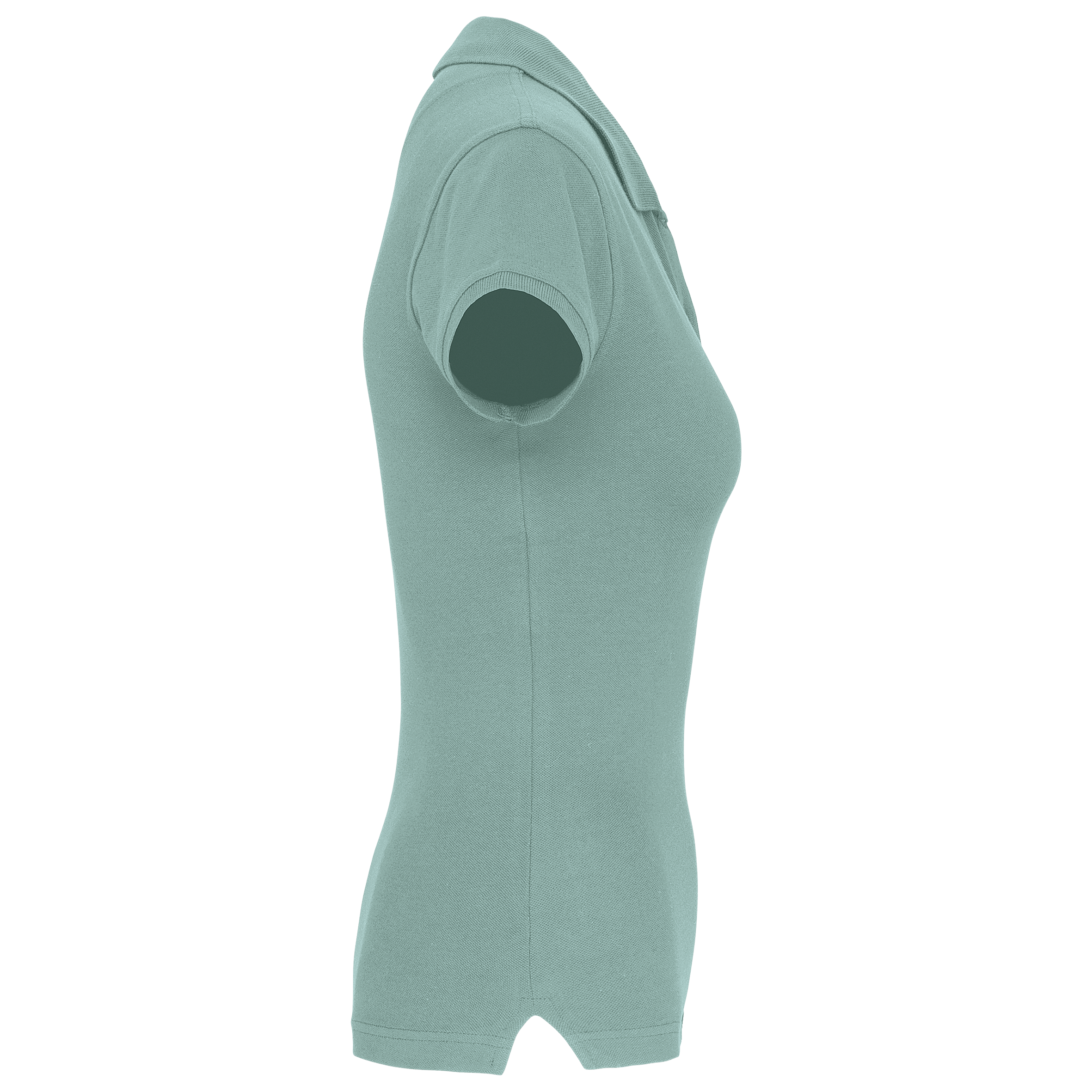 Kurzarm-Polohemd für Damen. Aus Baumwollpiqué