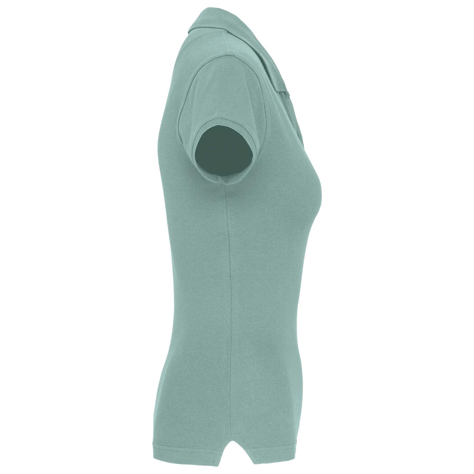 Kurzarm-Polohemd für Damen. Aus Baumwollpiqué