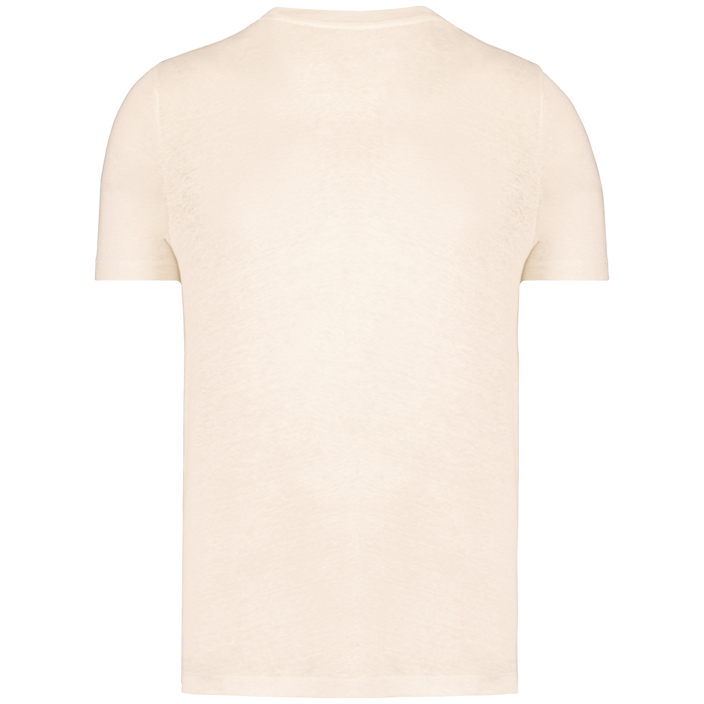 Herren-T-Shirt aus Leinen mit Rundhalsausschnitt