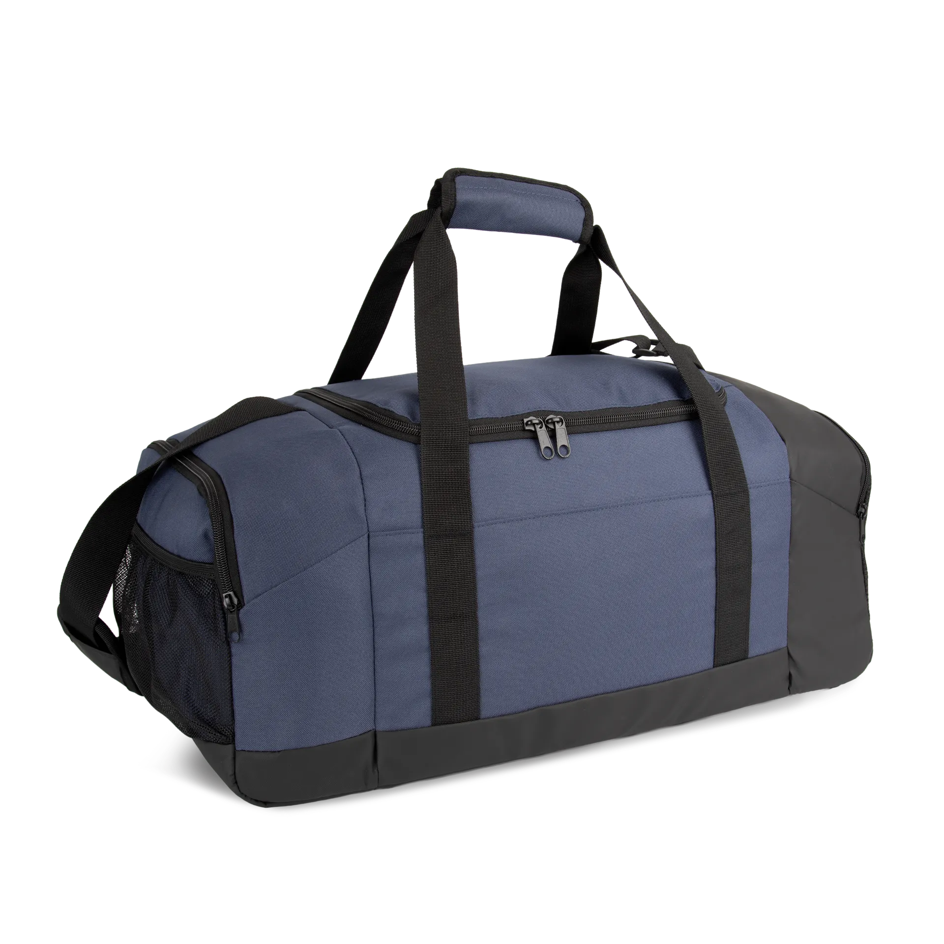 Recycelte Sporttasche mit doppelter Seitentasche