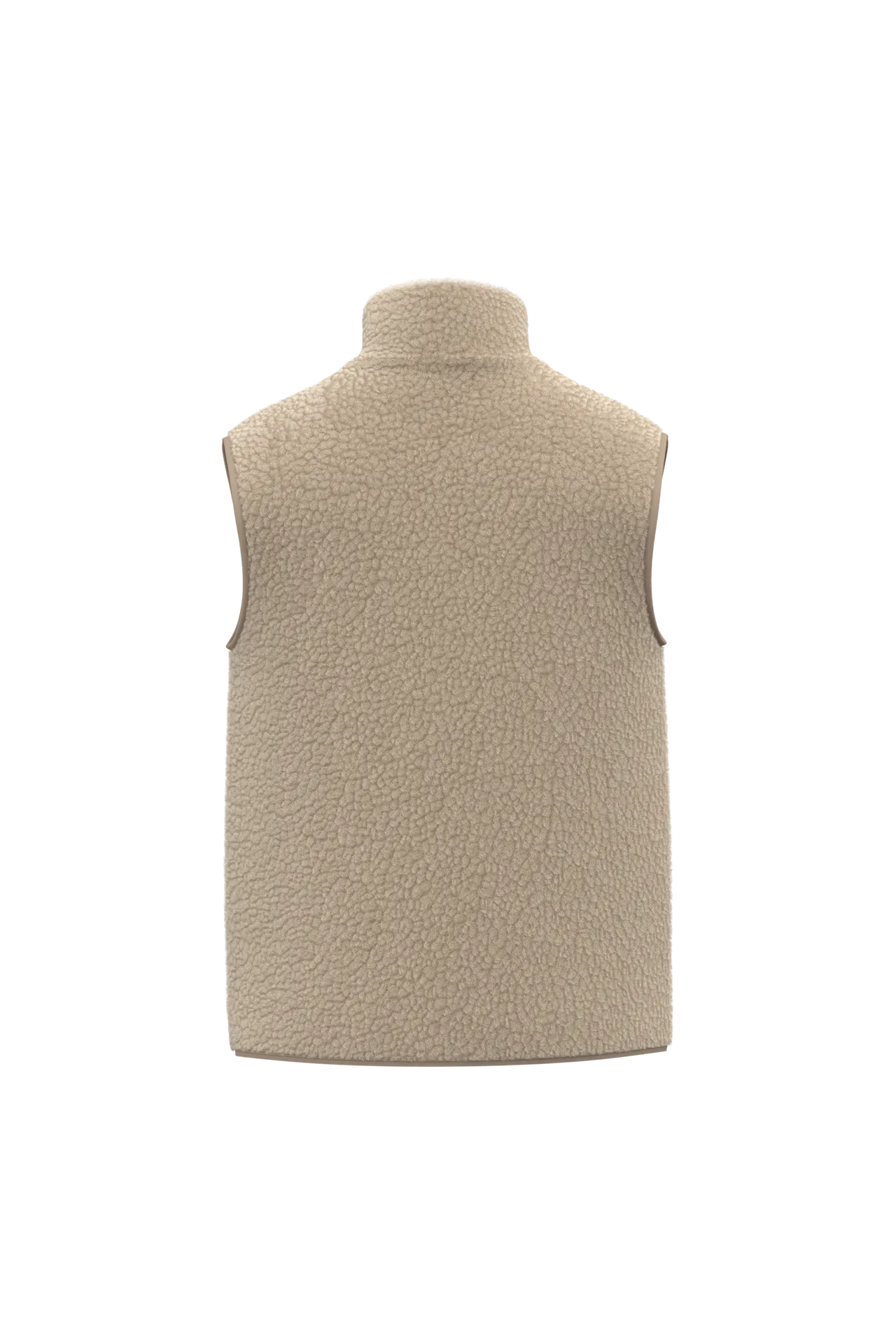 Ärmellose Sherpa-Jacke für Herren