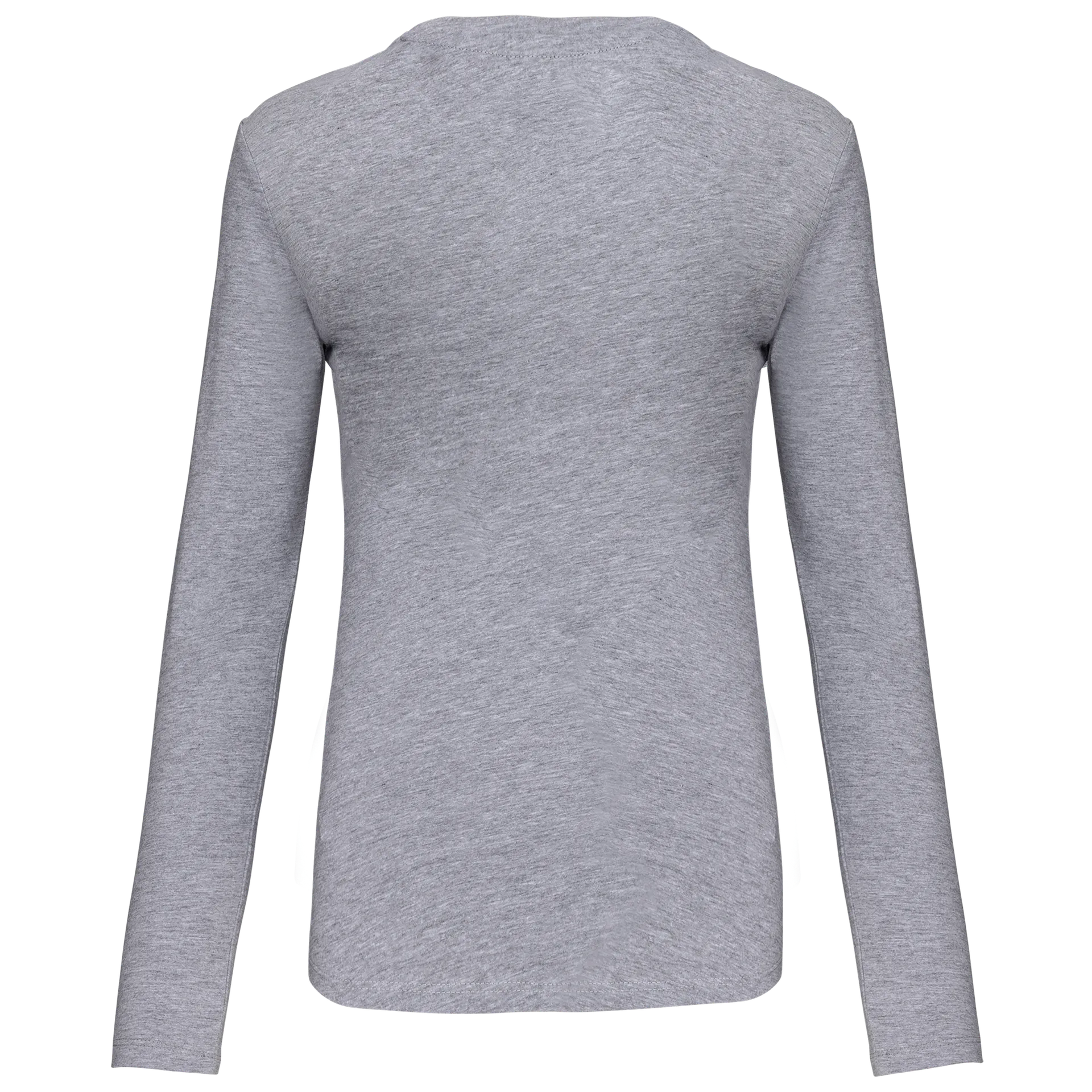 Damen-Langarmshirt mit V-Ausschnitt