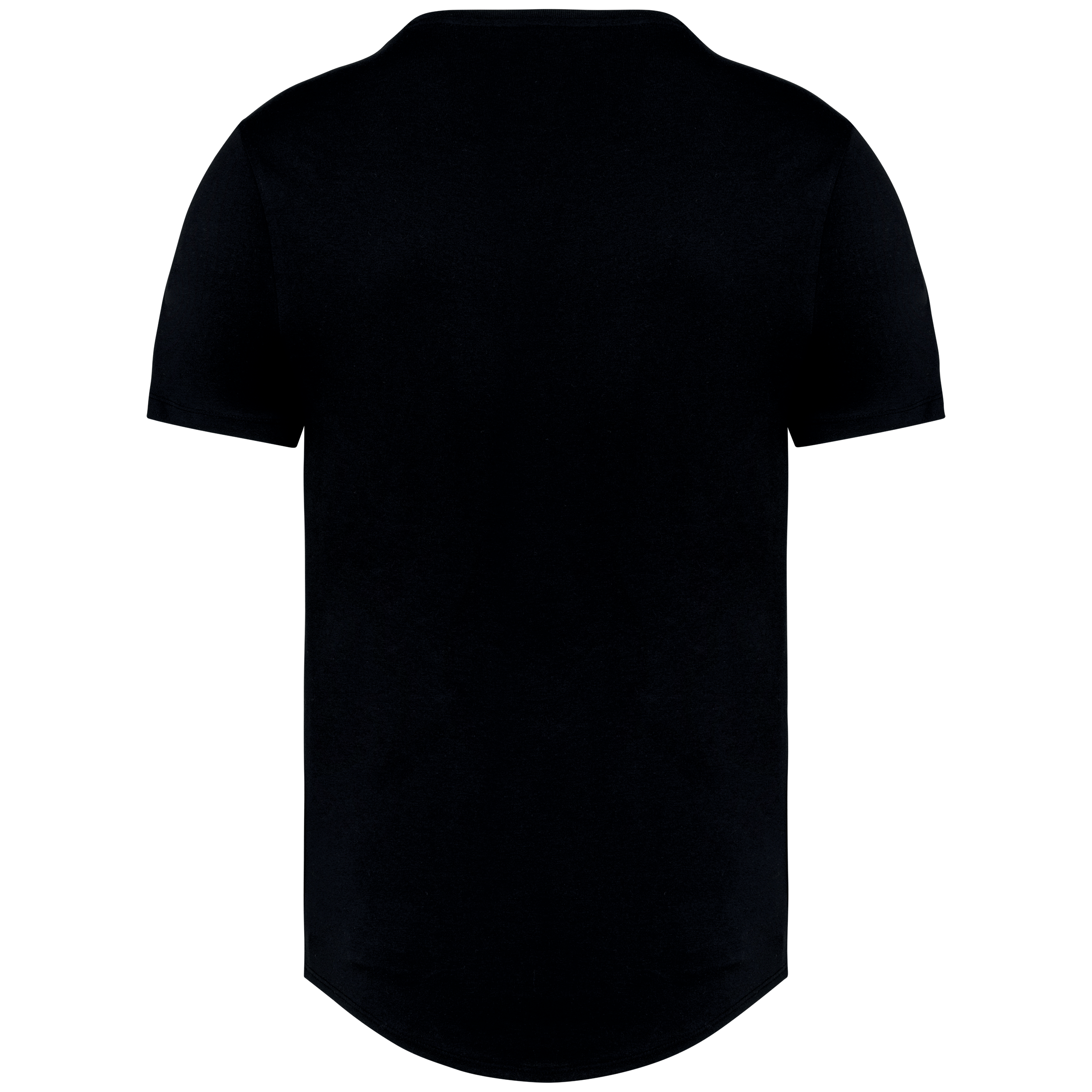 Herren-T-Shirt mit abgerundetem Saum
