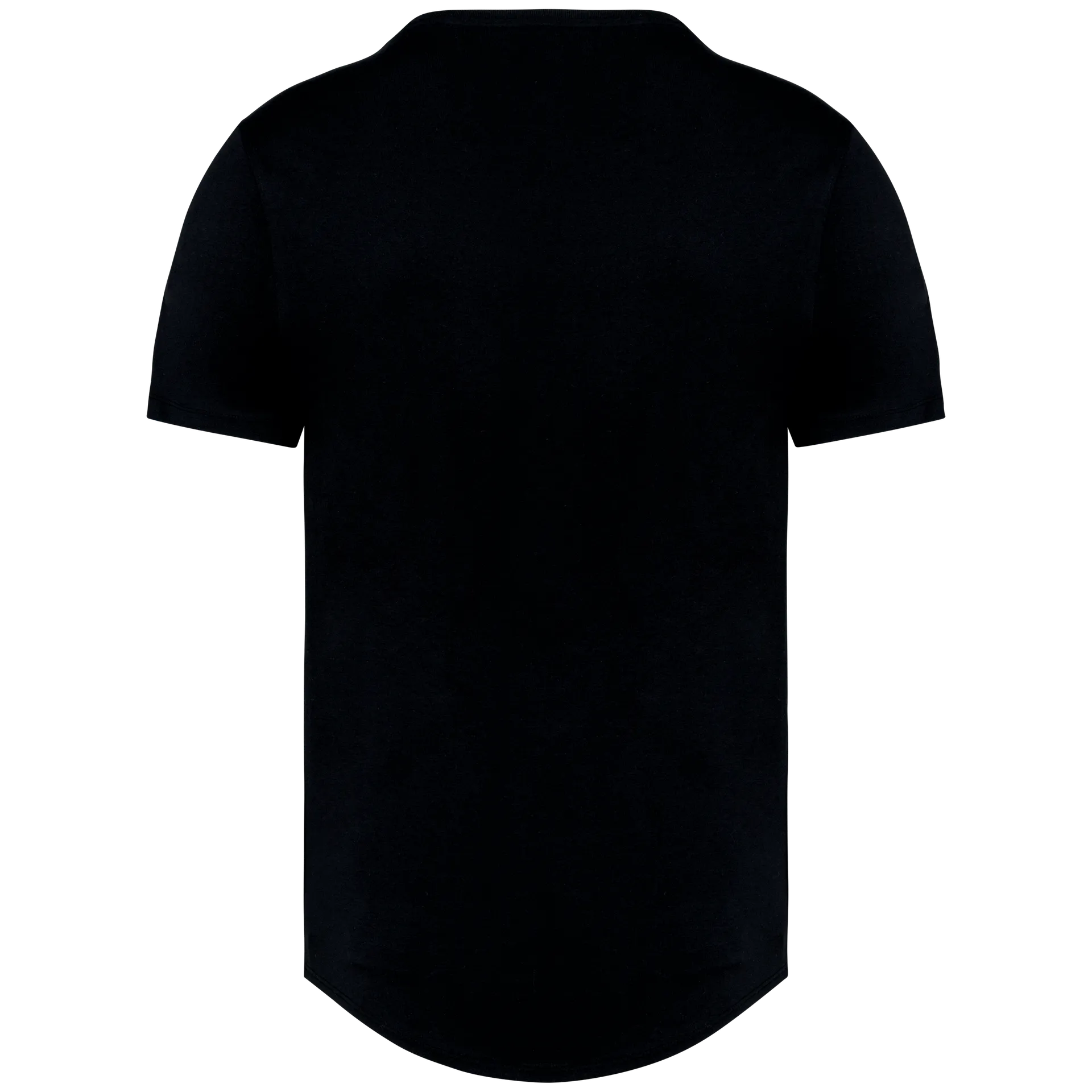 Herren T-Shirt mit abgerundetem Saum