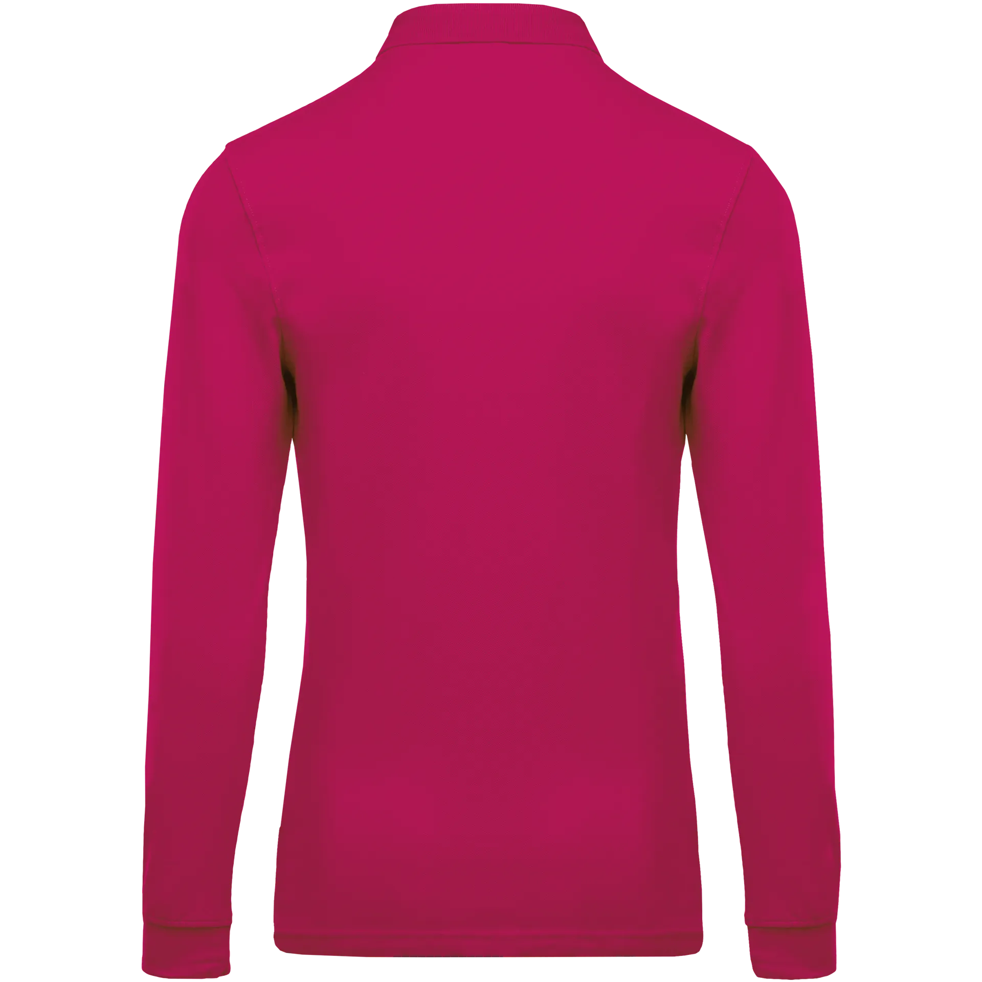 Herren Langarm-Polohemd. Baumwollpiqué