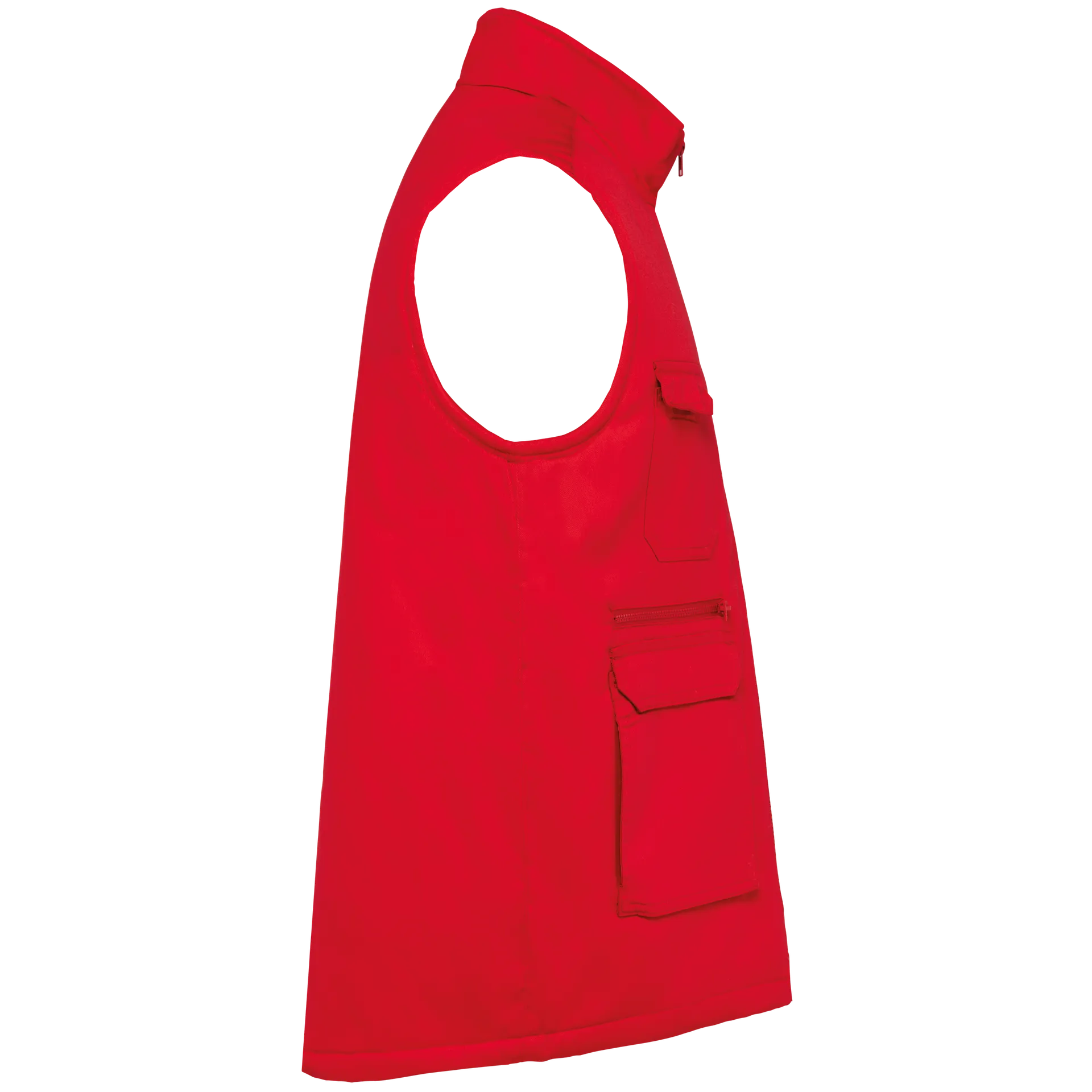 Gefütterte Unisex-Weste aus  Baumwollpolyester