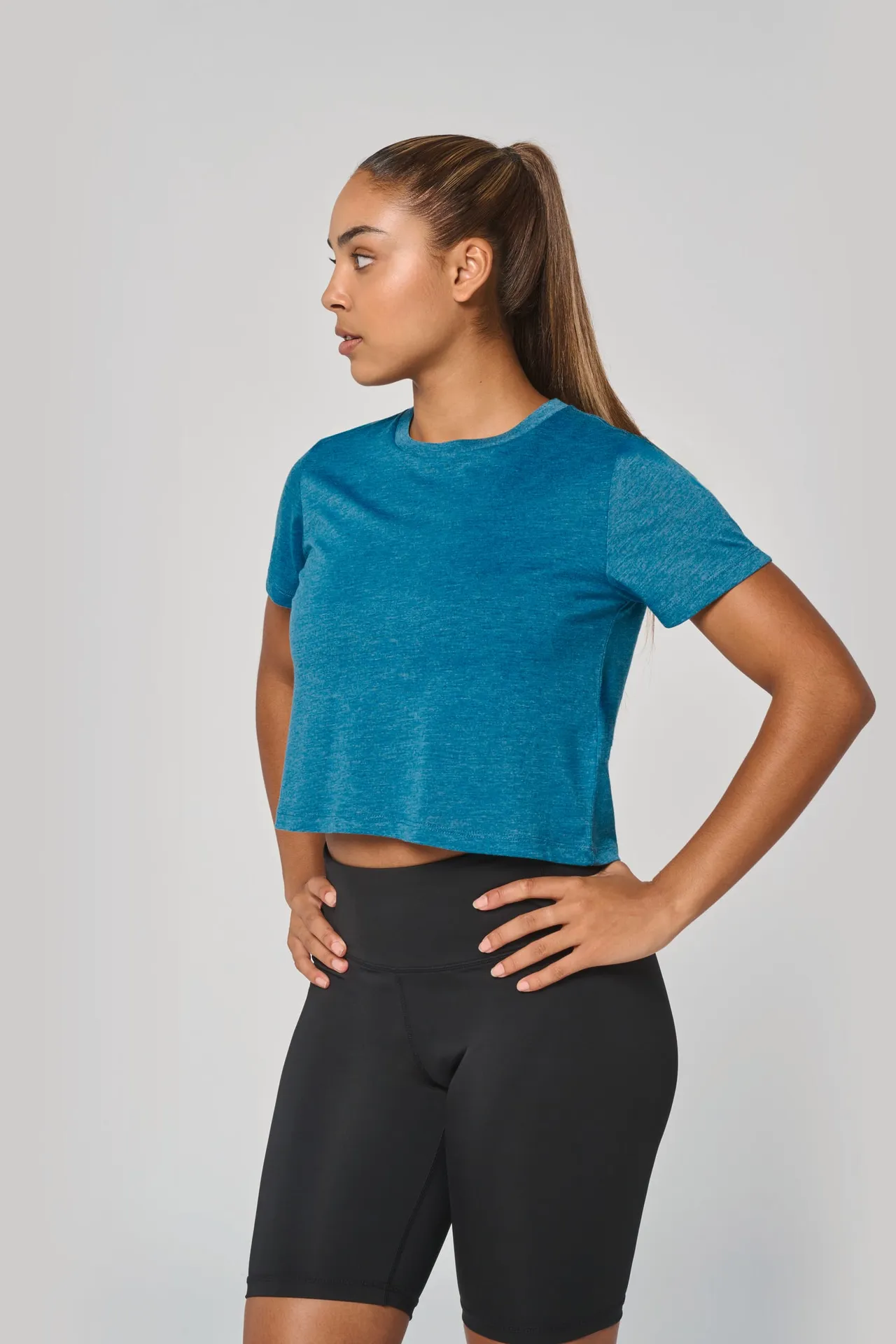 Triblend-Crop Top für Damen