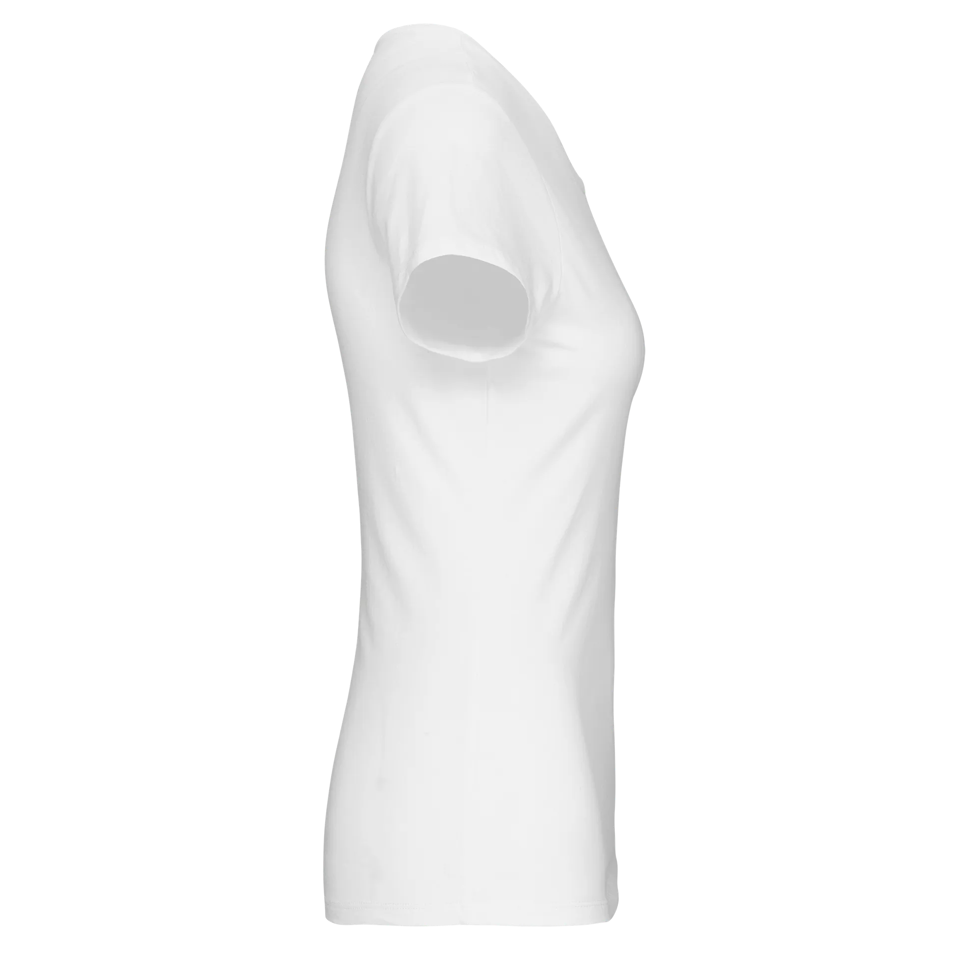 Kurzarm-Damen-T-Shirt mit V-Ausschnitt