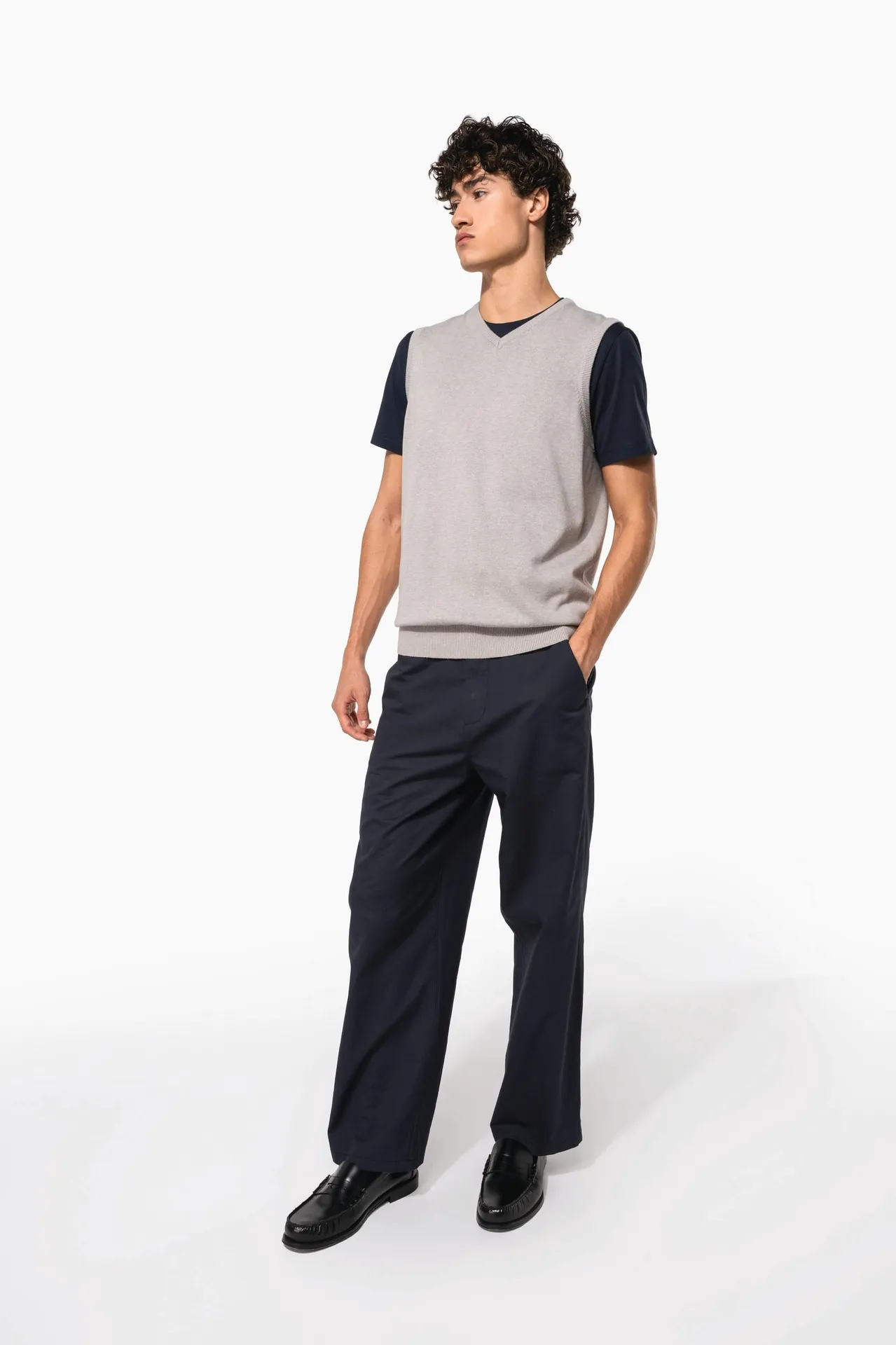 Herren pullunder v-ausschnitt