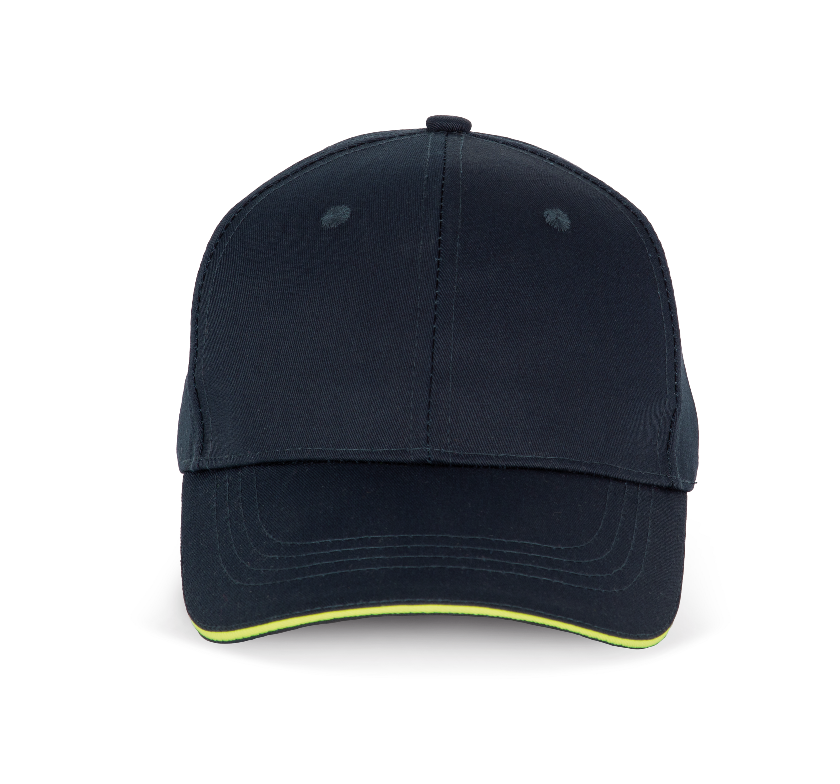 6-Panel-Cap mit Kontrast-Sandwichschirm