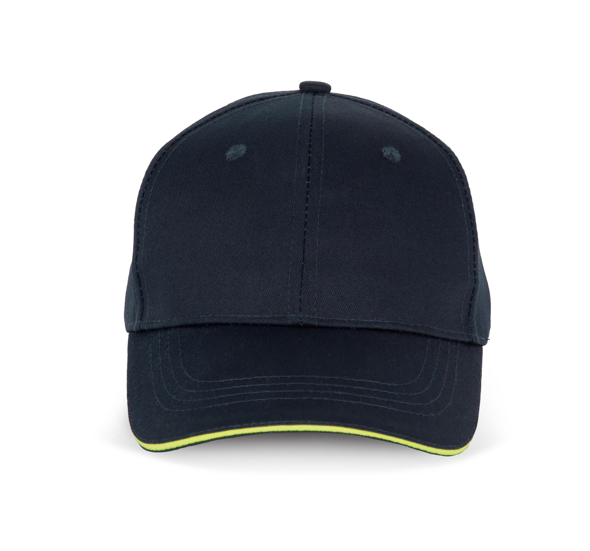 6-Panel-Cap mit Kontrast-Sandwichschirm