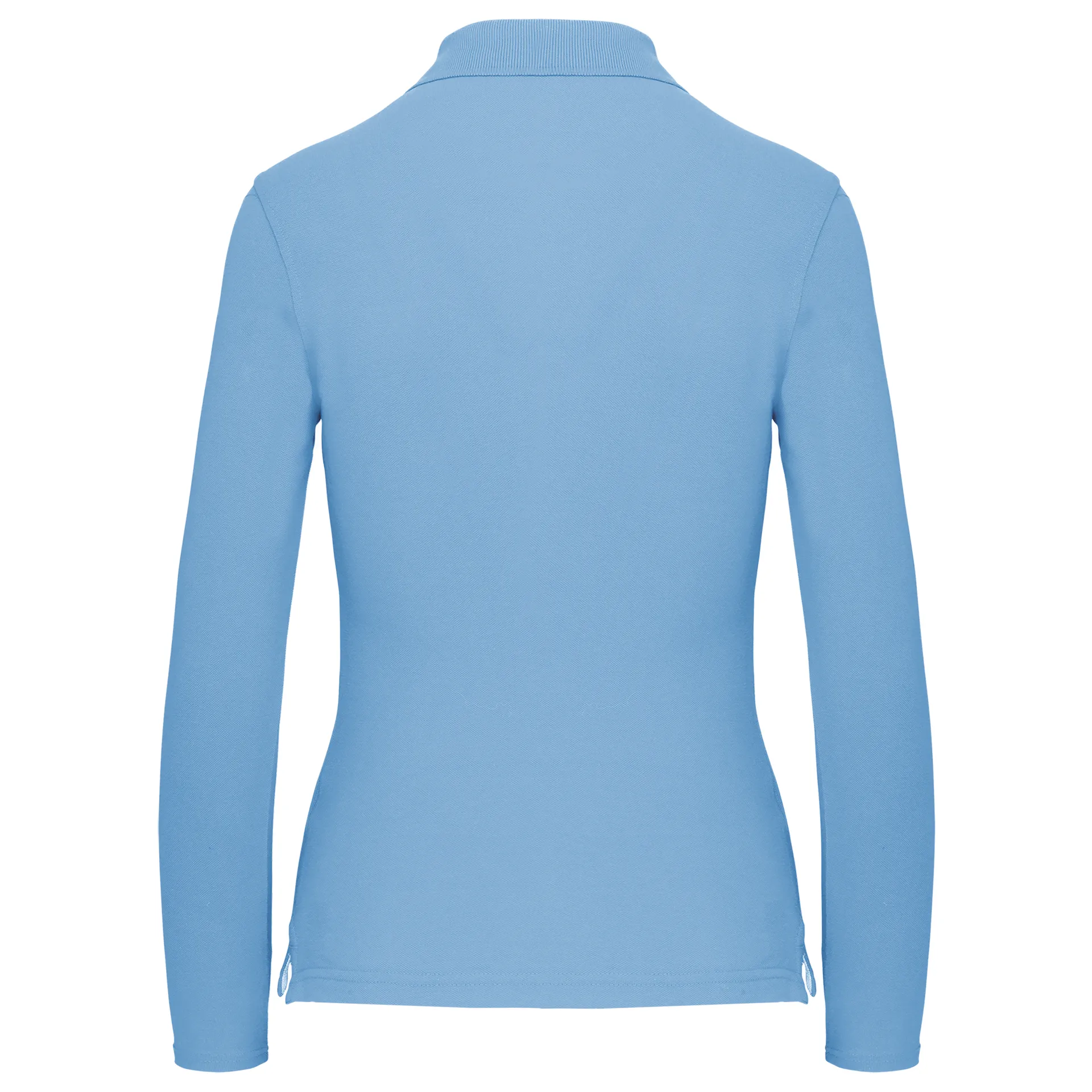 Damen Piqué Poloshirt Langarm