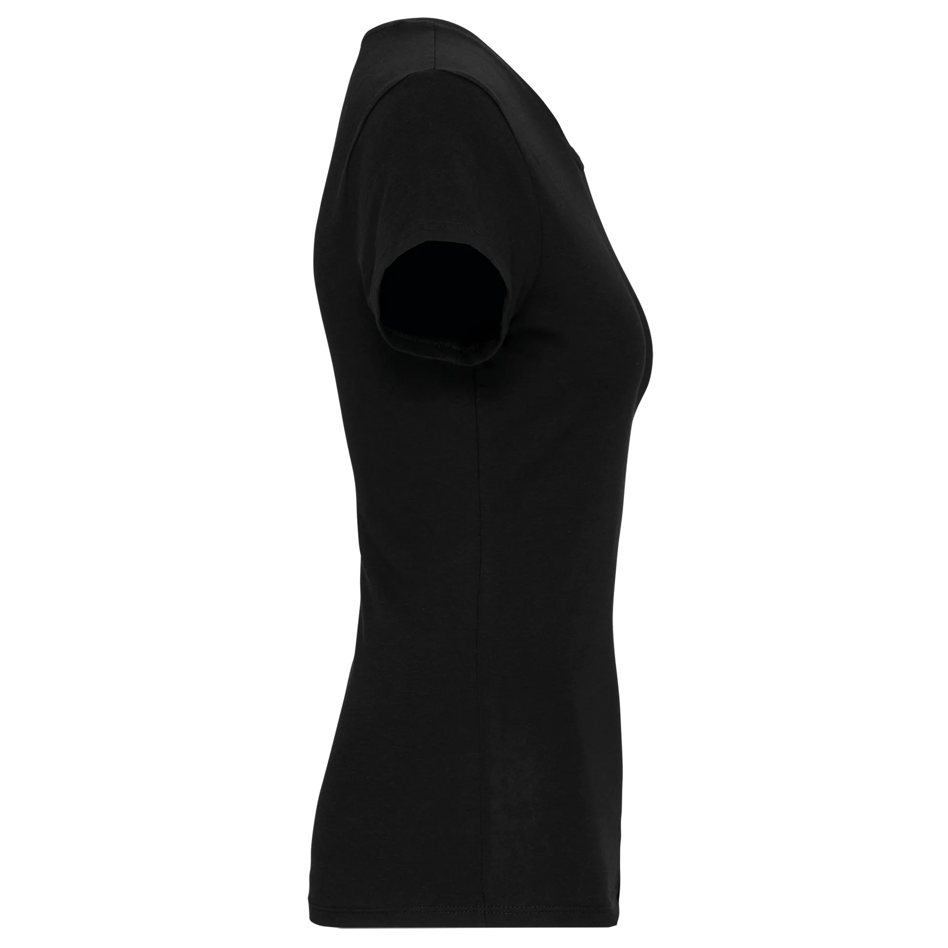 Kurzarm-Damen-T-Shirt mit Rundhalsausschnitt