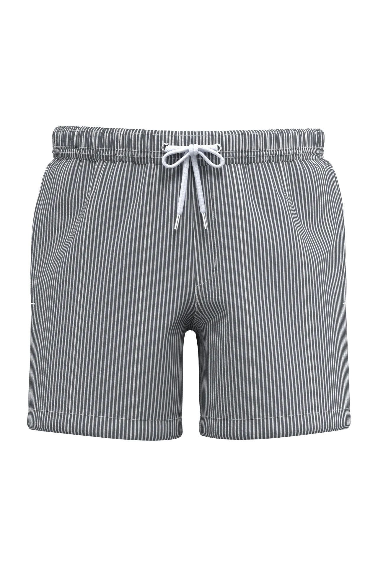 Umweltfreundliche gestreifte Badeshorts für Herren