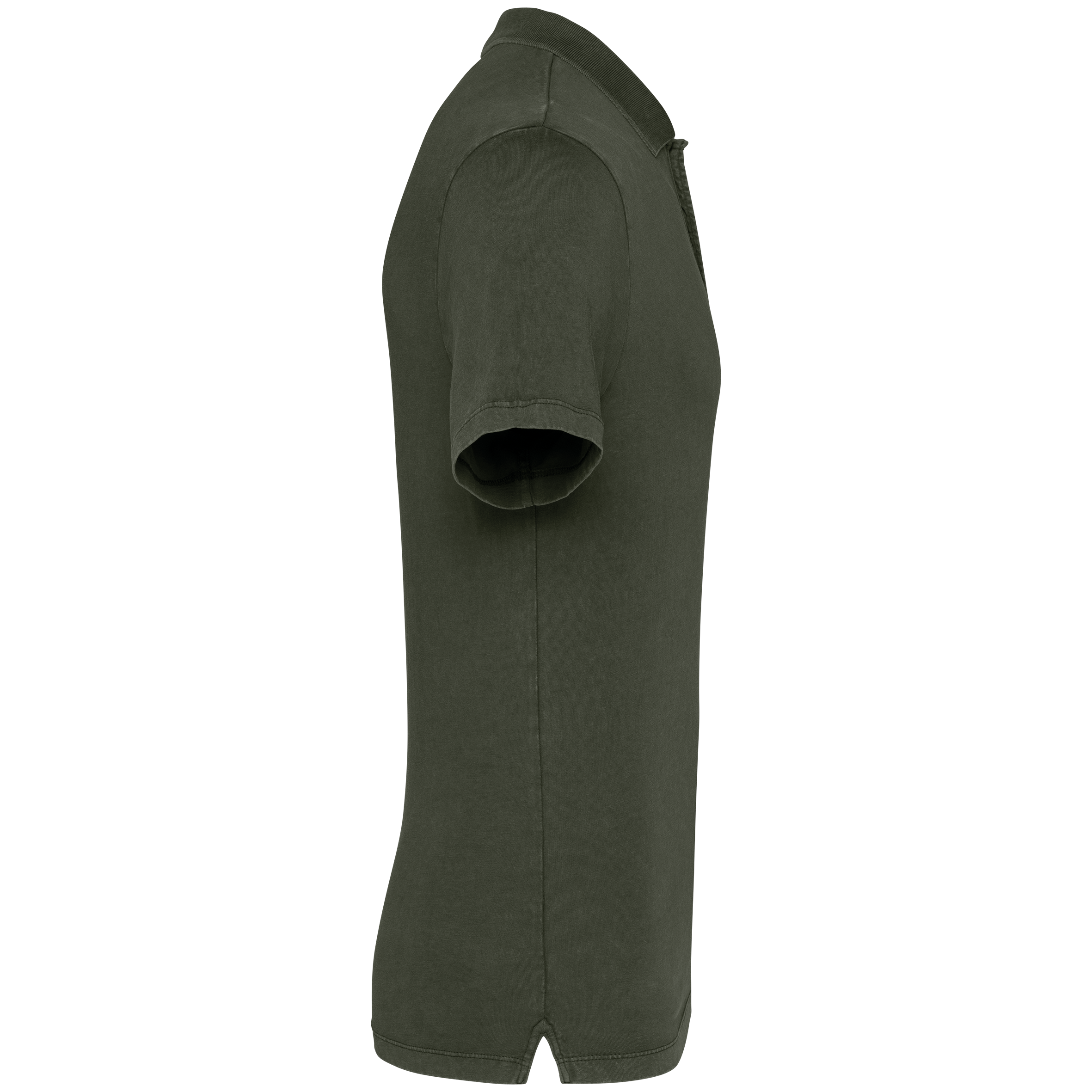 Umweltfreundliches ausgewaschenes Herren-Polohemd aus Jersey