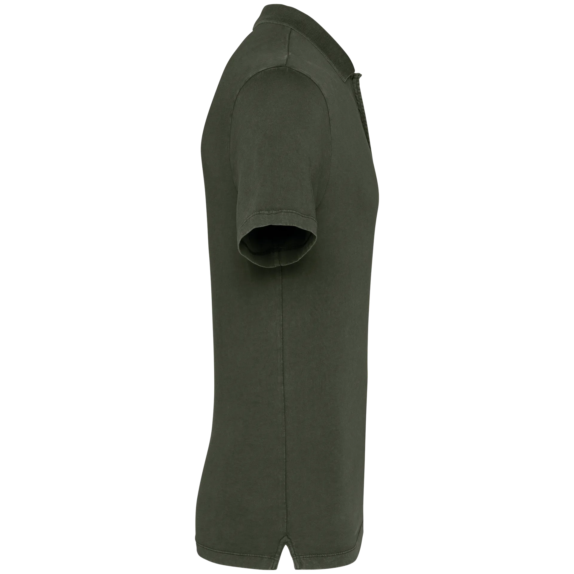 Umweltfreundliches ausgewaschenes Herren-Polohemd aus Jersey