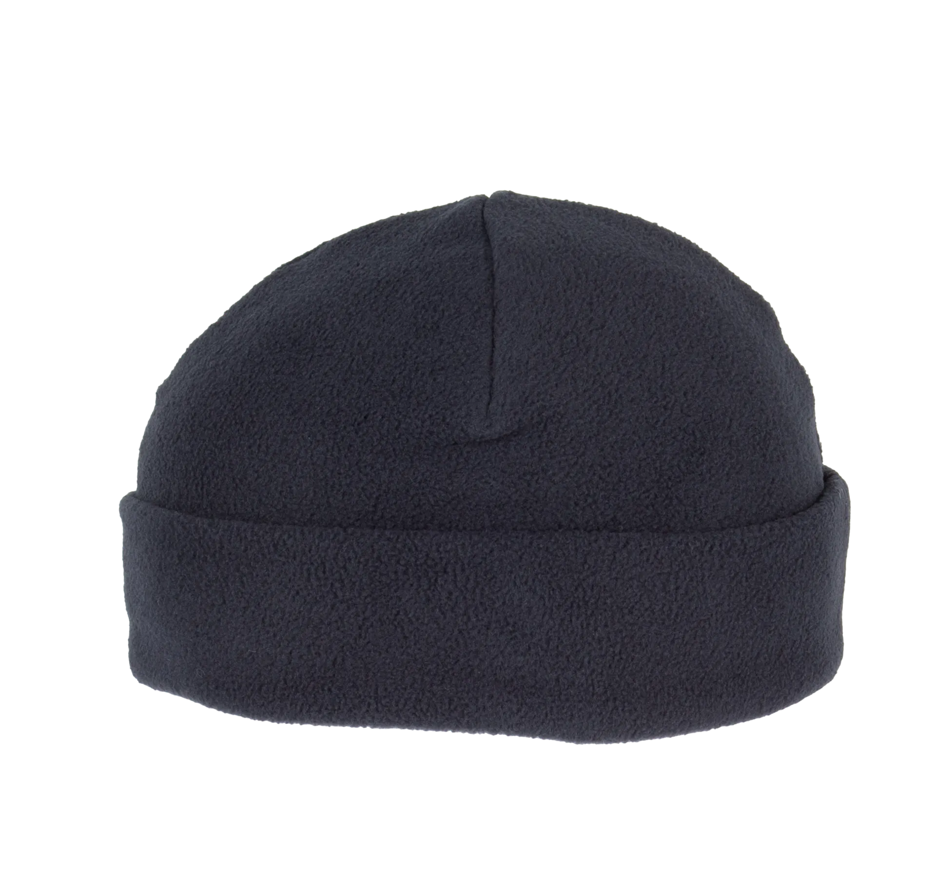 Recycelte Mütze aus Mikrofleece mit Umschlag