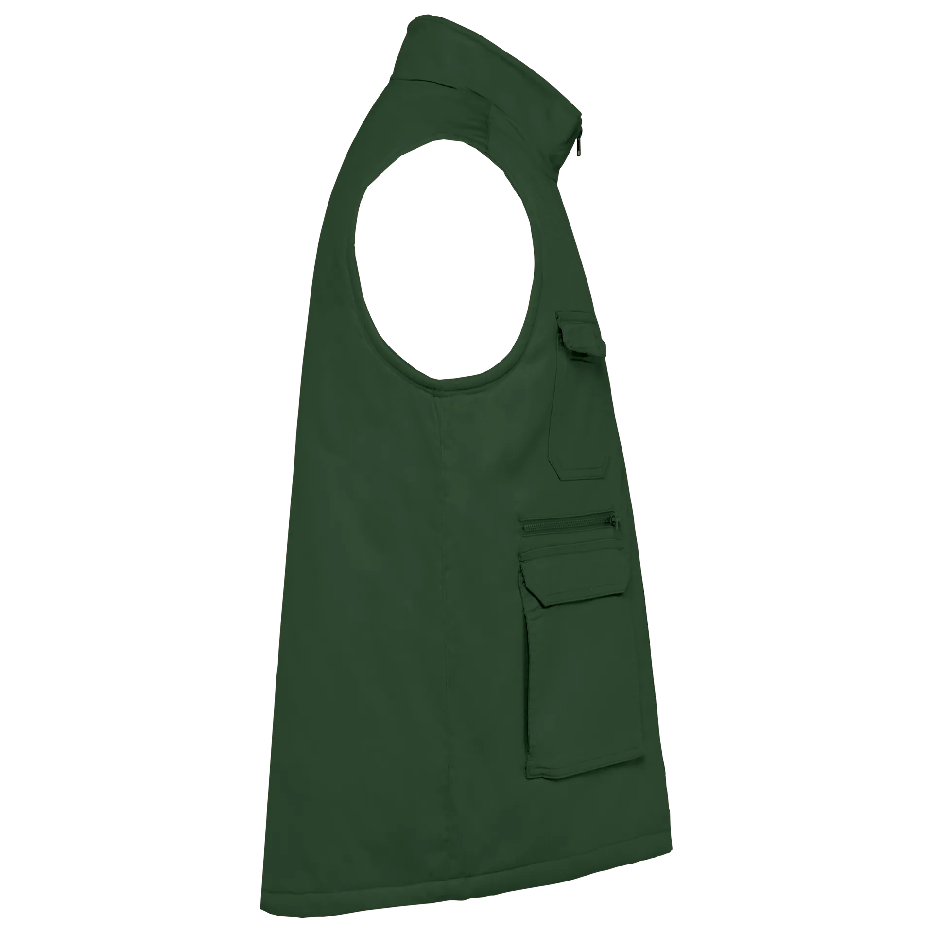 Gefütterte Unisex-Weste aus  Baumwollpolyester