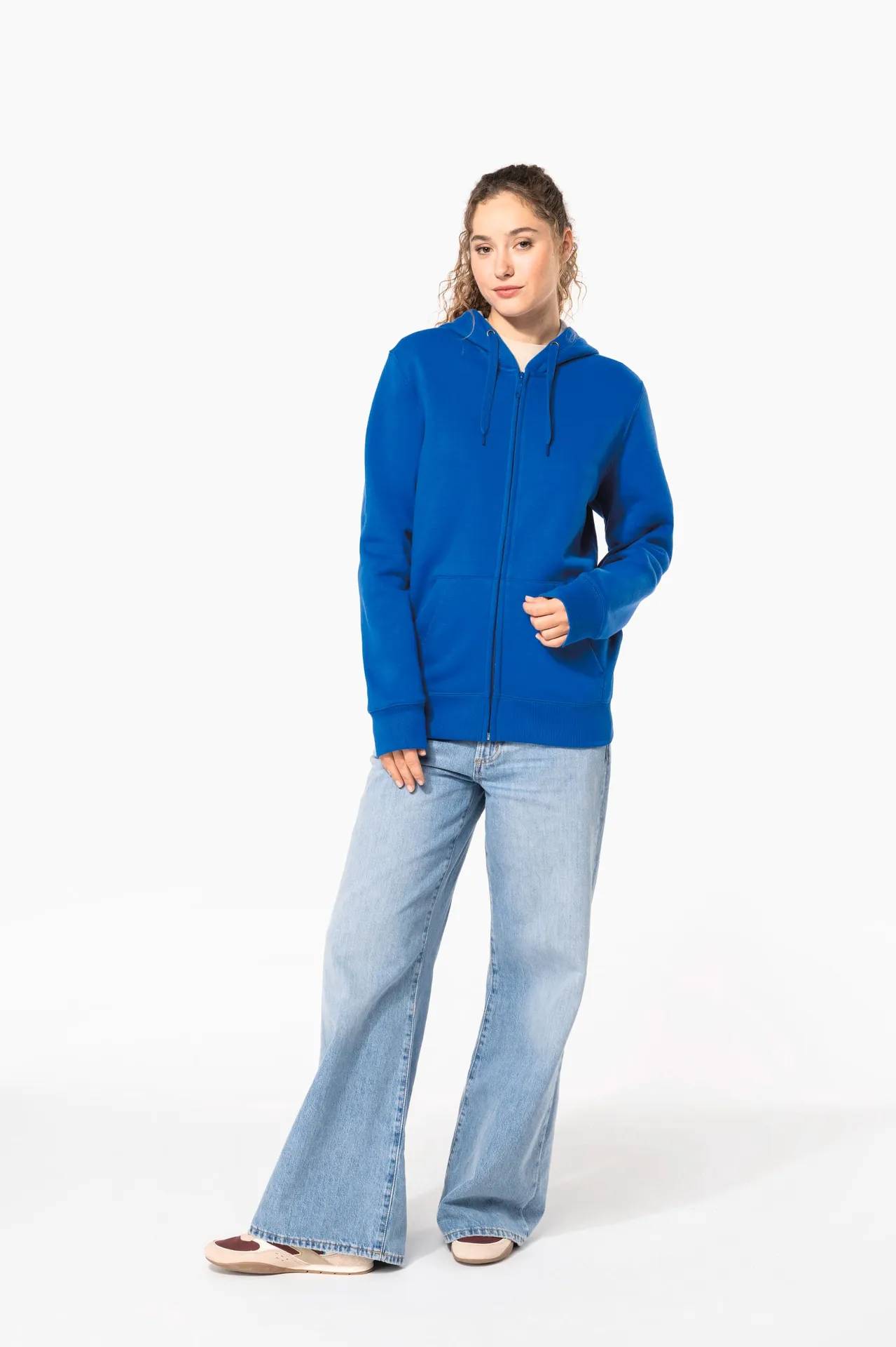 Kapuzensweatshirt mit Reißverschluss