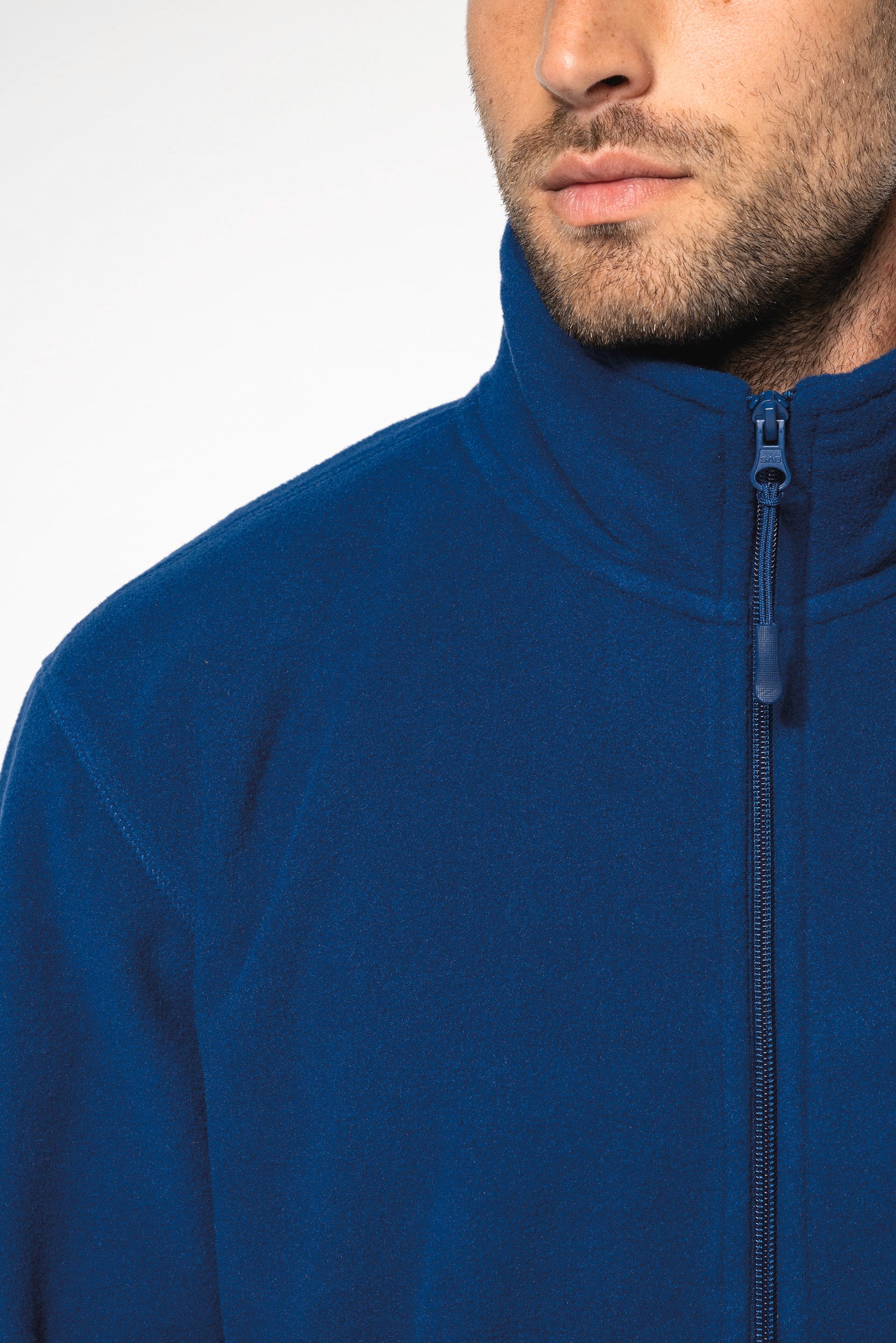 Mikrofleece-Jacke mit Reißverschluss für Herren