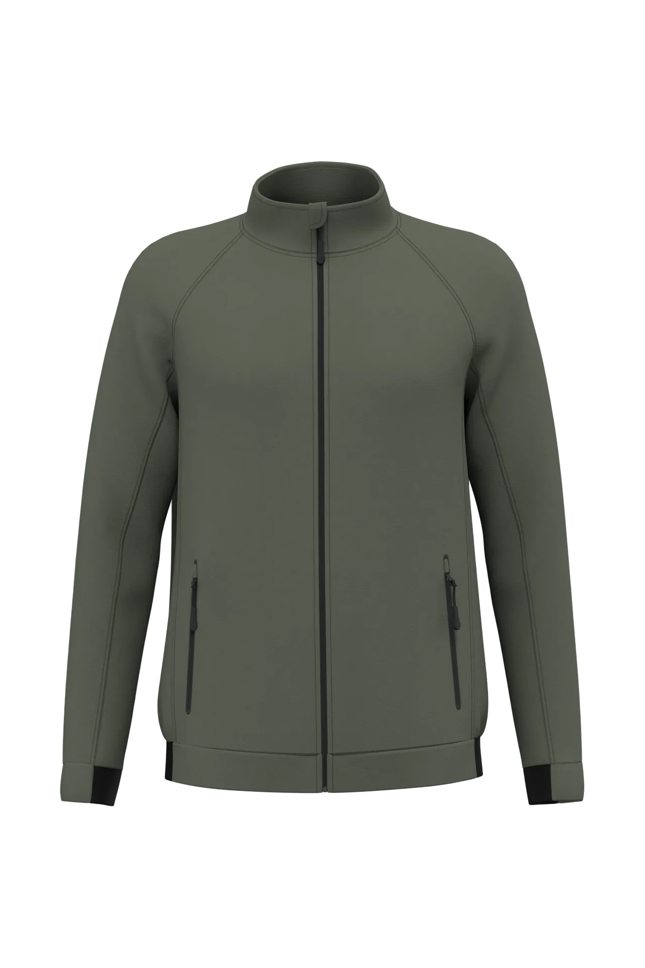 Jacke mit hochgeschlossenem Kragen