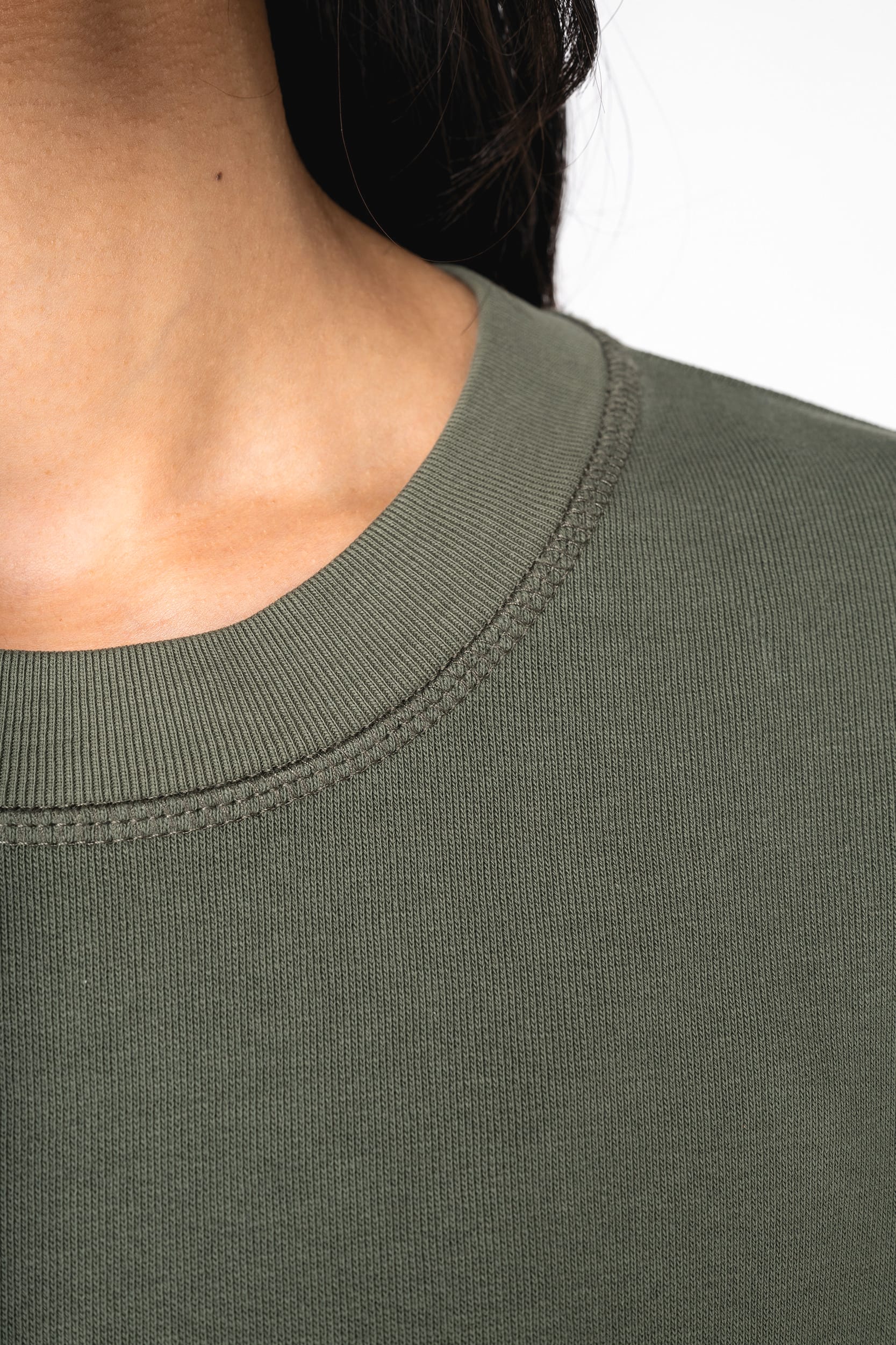 Umweltfreundliches Unisex Sweatshirt mit Rundhalsausschnitt aus French Terry