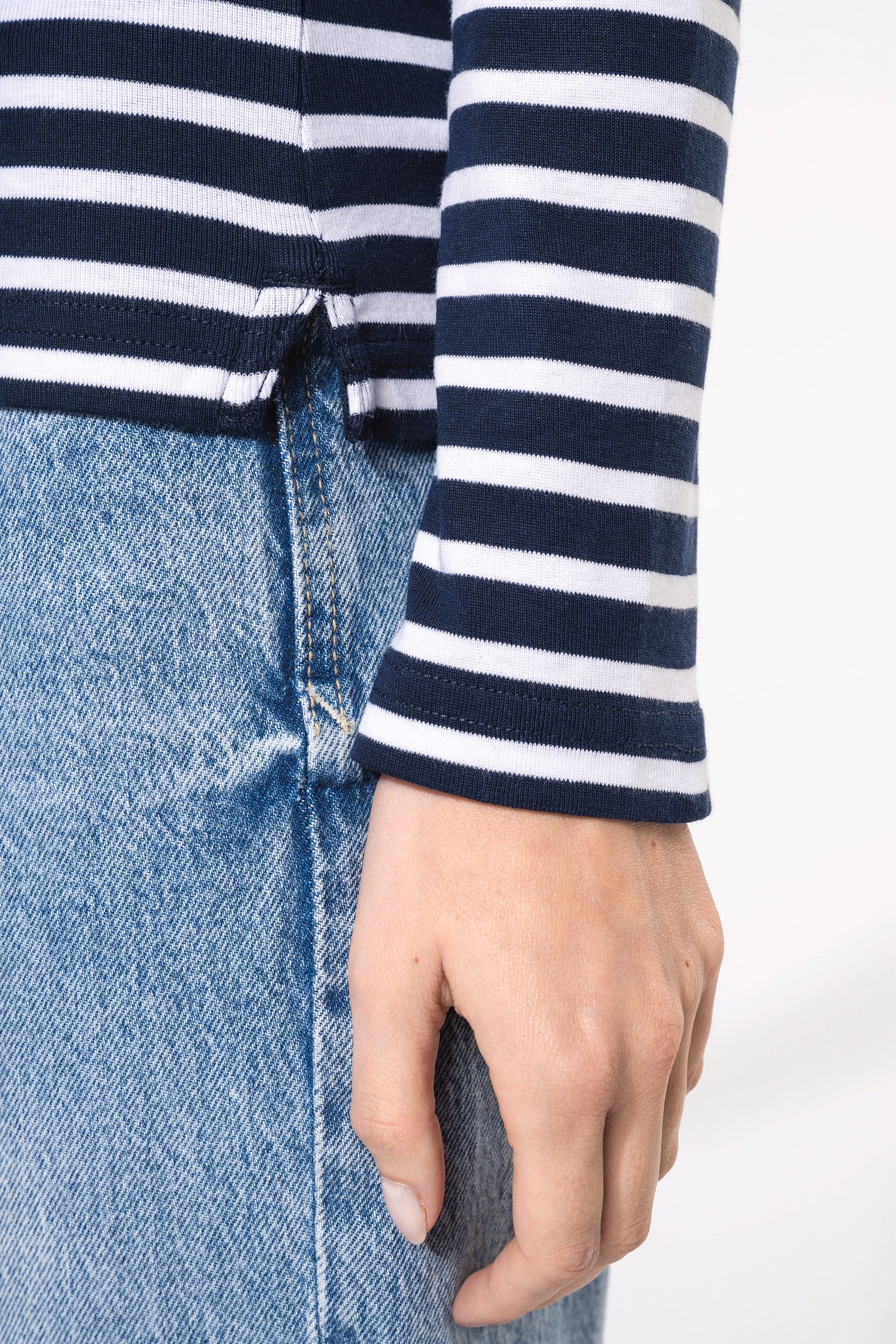 Damen-Marineshirt Langarm