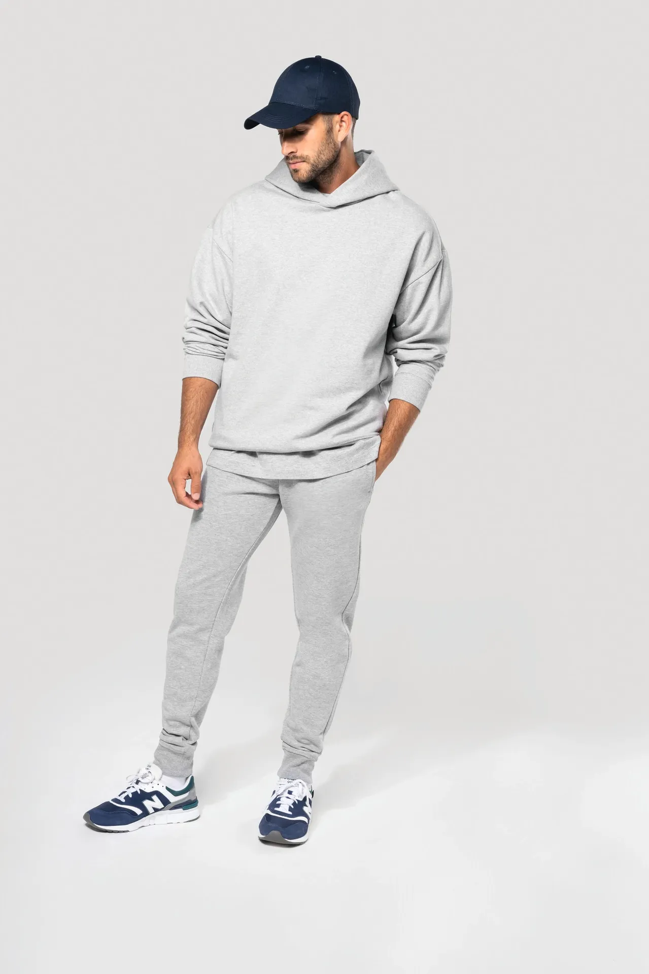 Umweltfreundliche Herrenhose aus ungebürstetem Molton