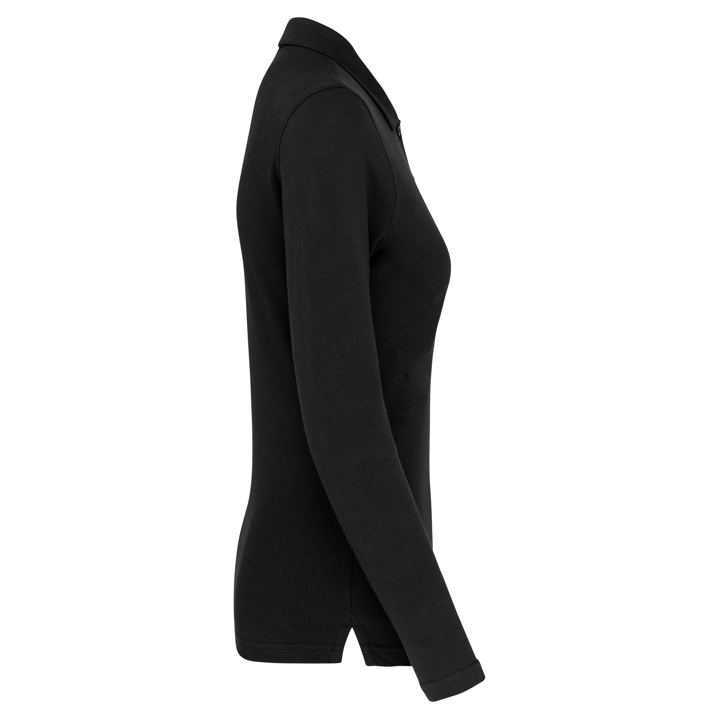 Damen Piqué Poloshirt Langarm