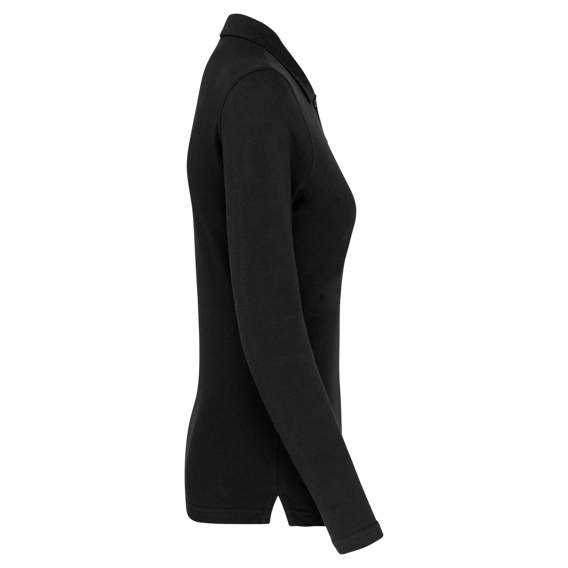 Damen Piqué Poloshirt Langarm