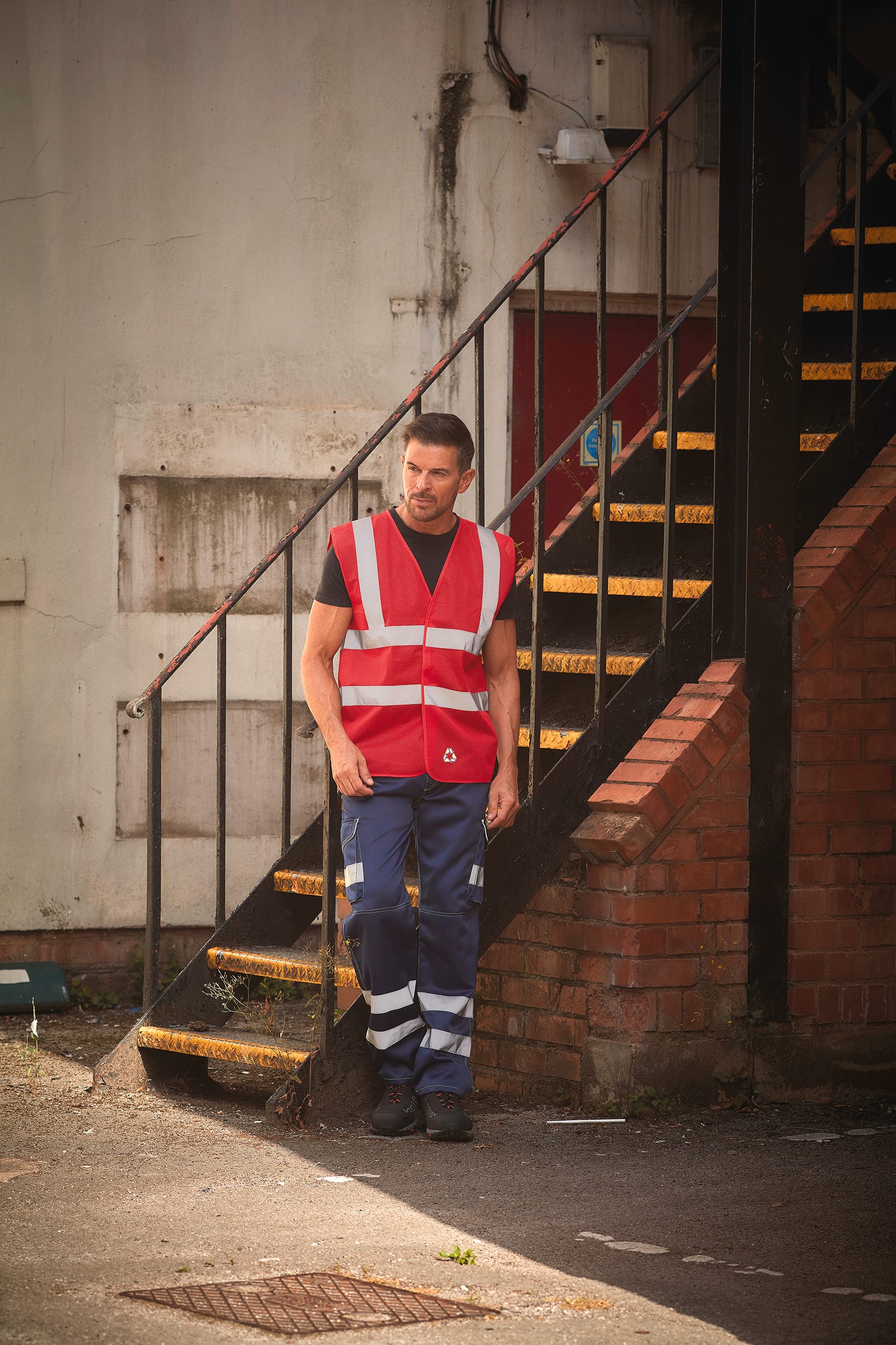 Hi-Vis recycled Open Mesh Waistcoat
